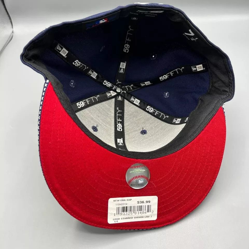 New Era Chicago White Sox Hat Men 7 1/4 59Fifty New Era Fitted Cap Size ONE SIZE - 5 Thumbnail