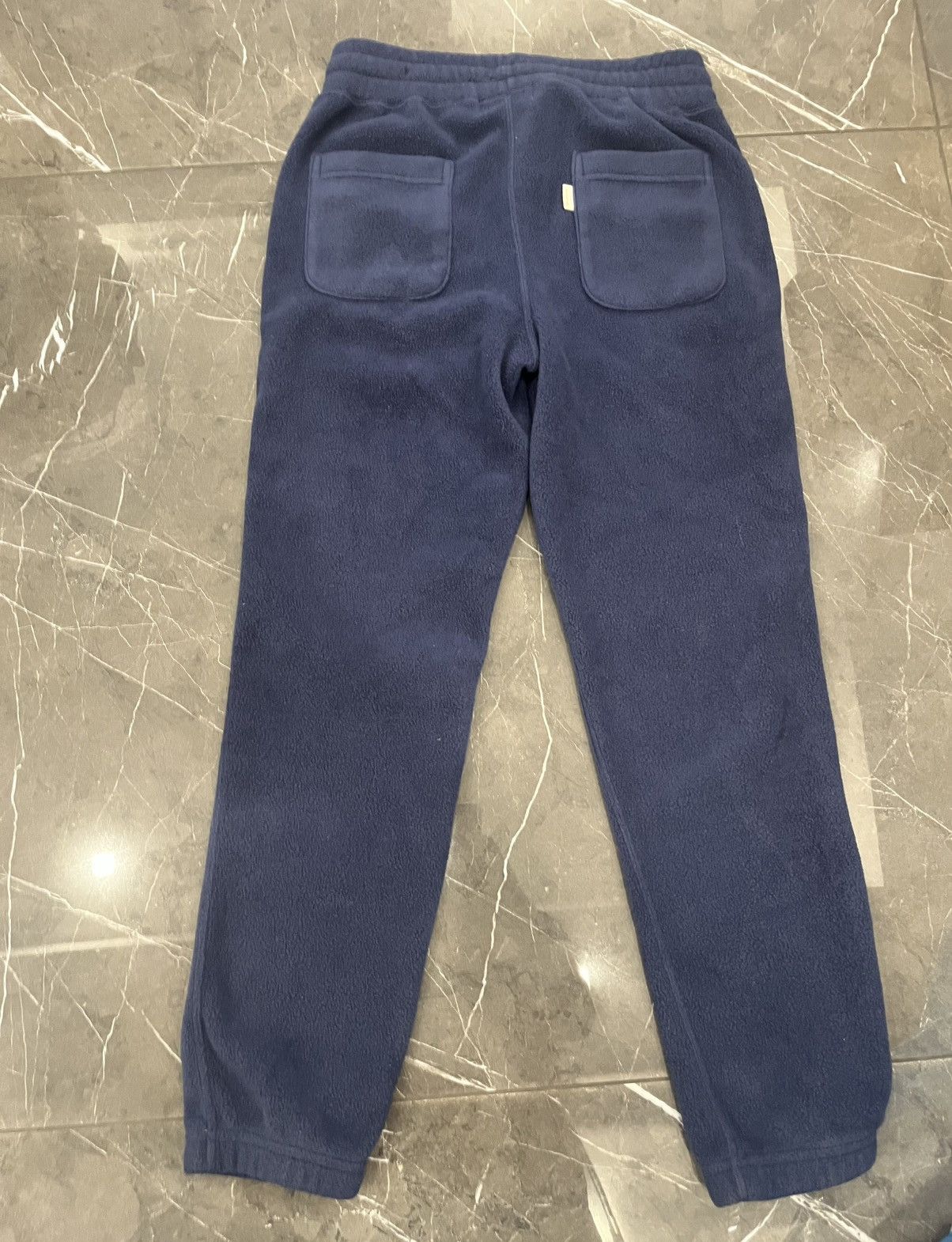 Aime Leon Dore Aime Leon Dore Blue Sherpa Fleece Spellout Jogger Sweatpants Size US 28 / EU 44 - 6 Thumbnail