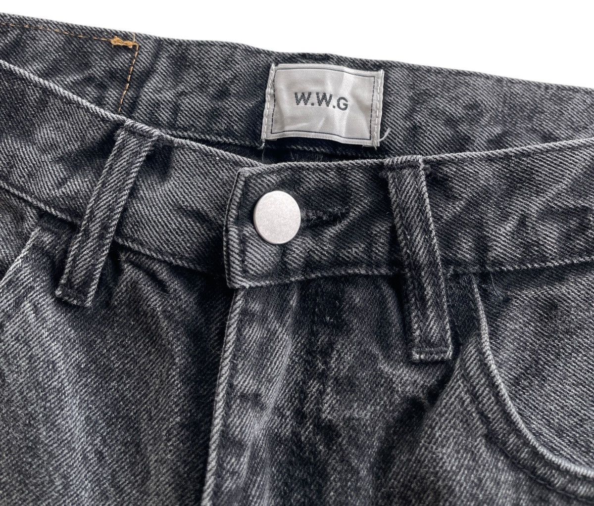 Japanese Brand Vintage W.W.G Ripped Distressed High Waist Denim Size 27" / US 4 / IT 40 - 5 Thumbnail