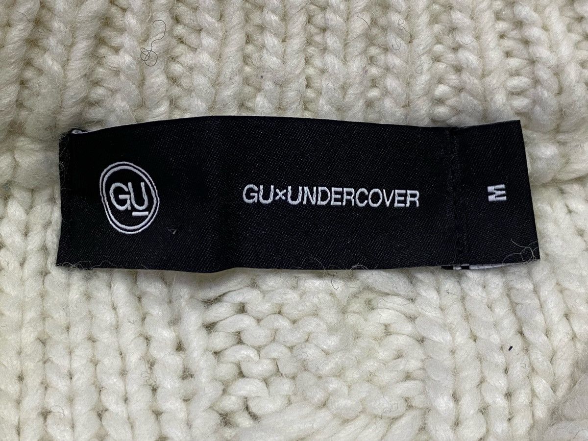 GU × Undercover Gu X Undercover Diagonal Zipper Coble Knit Sweater Size US M / EU 48-50 / 2 - 10 Thumbnail