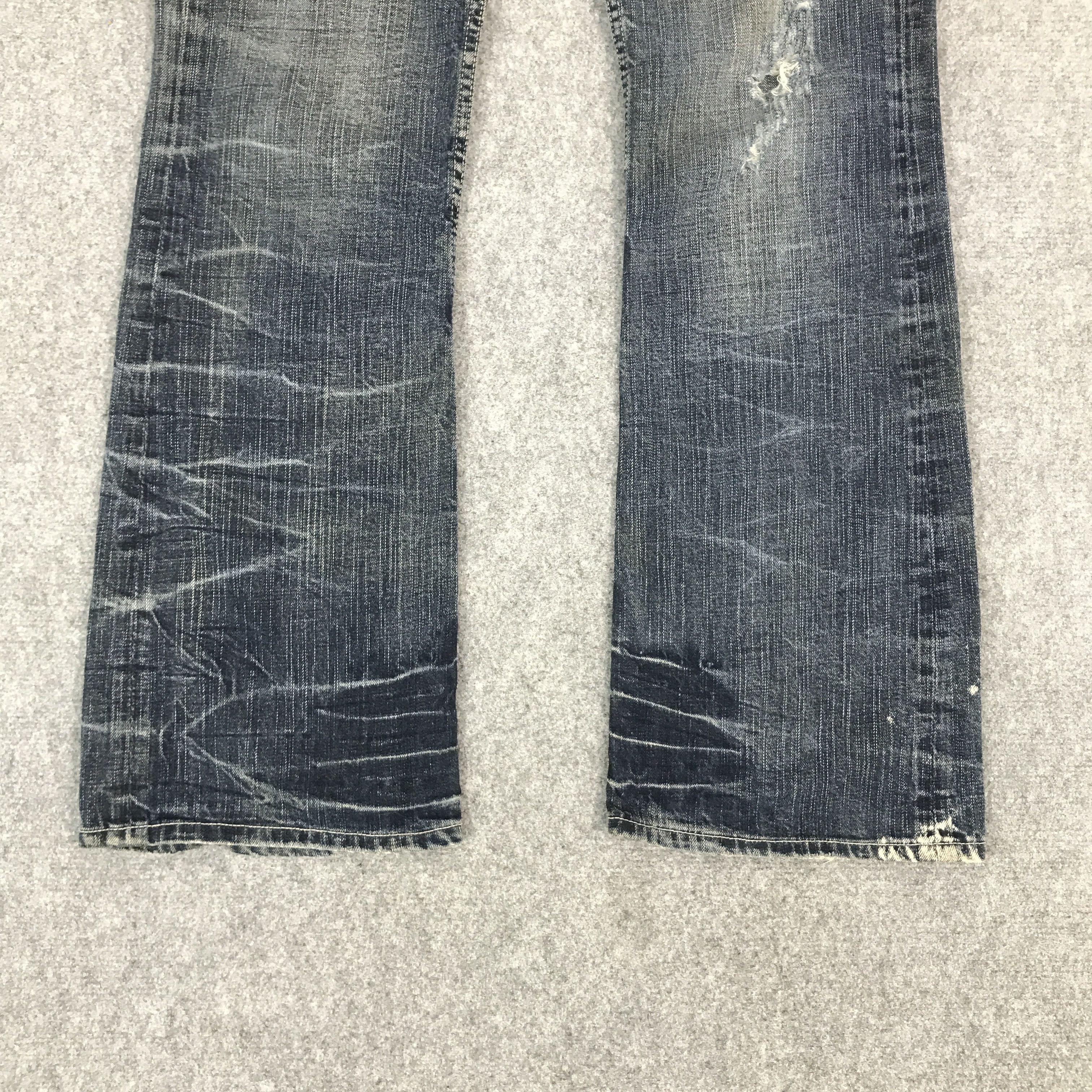 Japanese Brand FLARE JAPAN SORRIDERE DISTRESSED PANTS Size US 36 / EU 52 - 3 Thumbnail