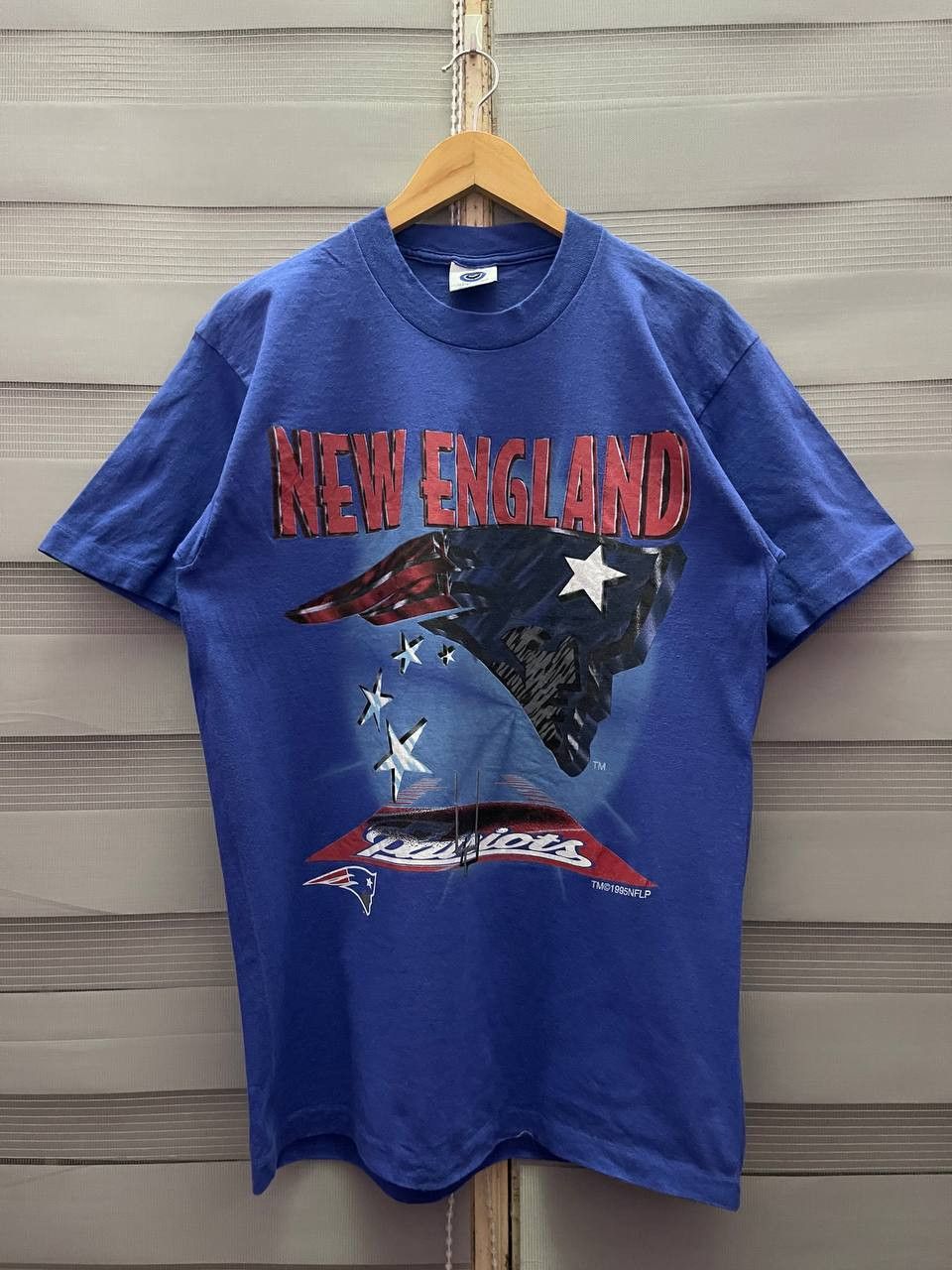 NFL Vintage 1995 New England Patriots NFL NFLP T-shirt Size US M / EU 48-50 / 2 - 1 Thumbnail
