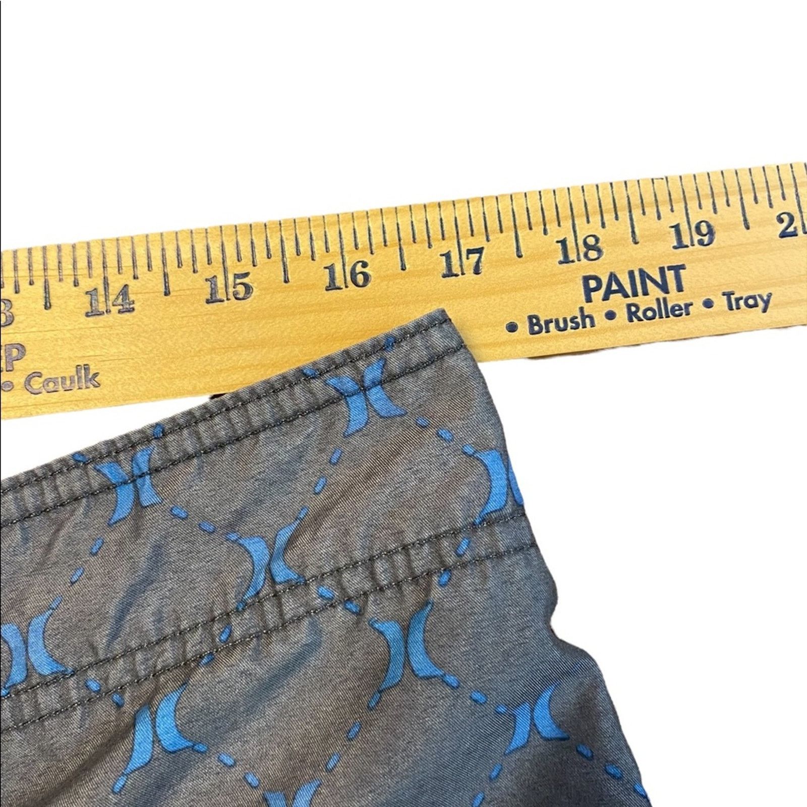 Hurley Mens size 34 Hurley Board Shorts in Gray and Blue Swim Size US 34 / EU 50 - 3 Thumbnail