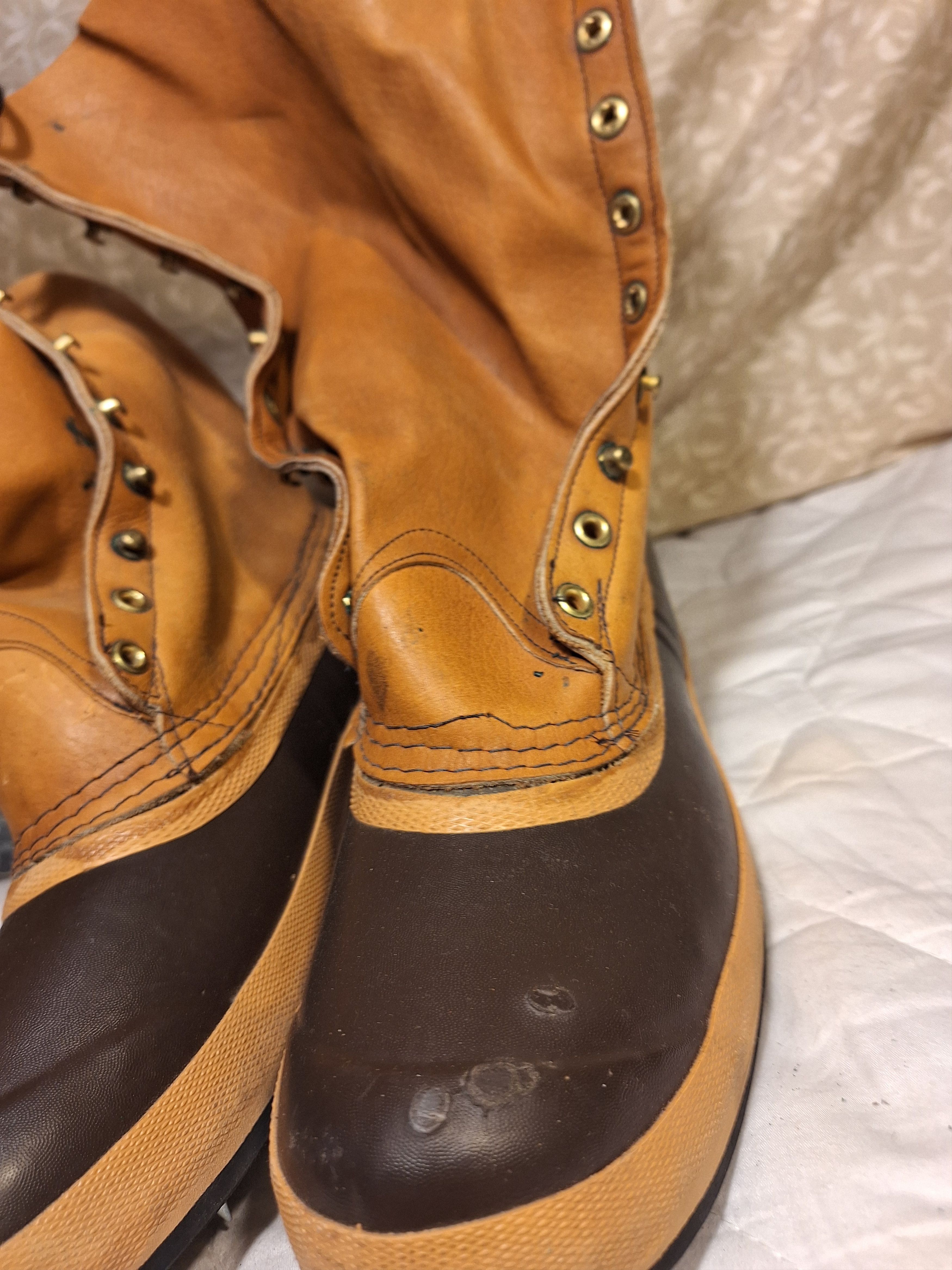 Other Grizzly Boot Co Lumberjack Pac Boot with Spikes Size US 12 / EU 45 - 7 Thumbnail