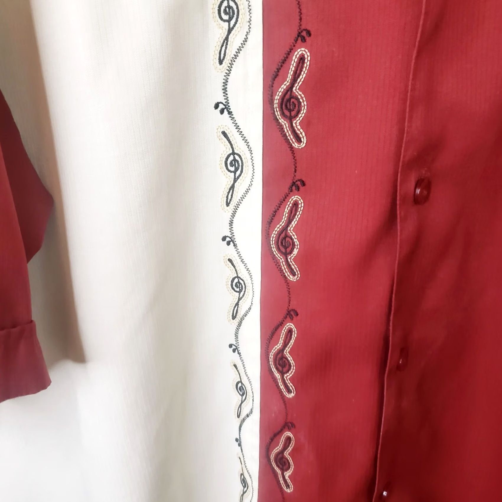 Vintage The Havanera Co. Shirt 2XLT Red White Embroidered Short Sleeve Button-Down Mens Shirt Hung Manual Size US XXL / EU 58 / 5 - 6 Thumbnail