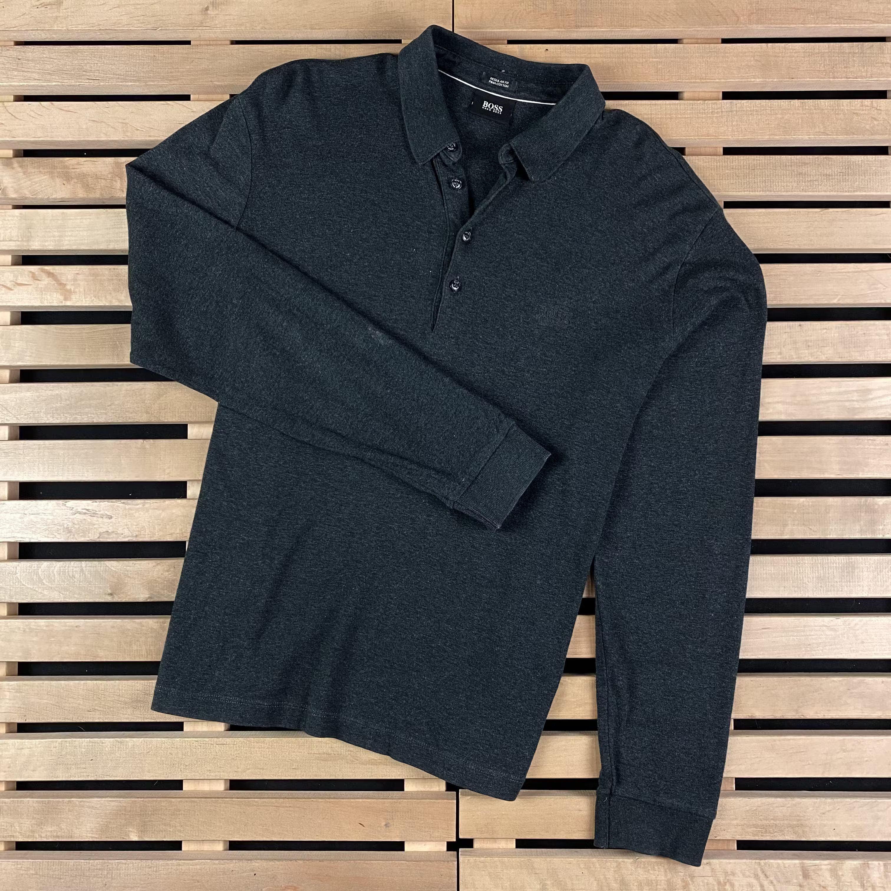 Hugo Boss Mens Rugby Long Sleeve Hugo Boss Size L Size US L / EU 52-54 / 3 - 1 Thumbnail
