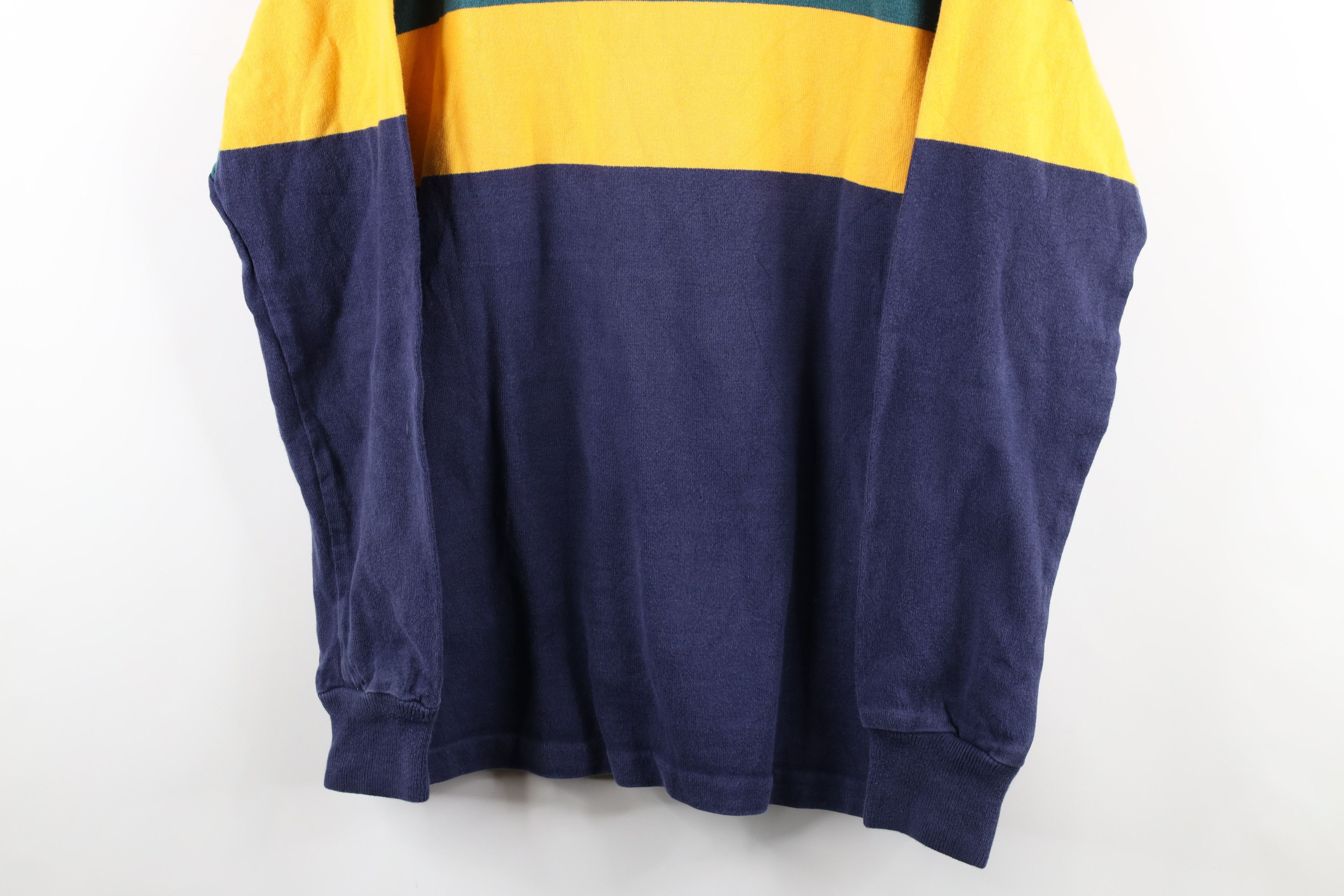 L.L. Bean × Vintage Vintage 90s LL Bean Heavyweight Mock Neck T-Shirt USA Size US L / EU 52-54 / 3 - 3 Thumbnail