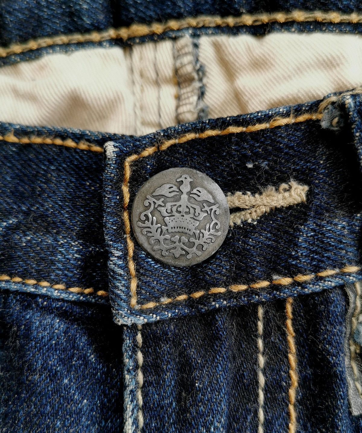 Japanese Brand Japanese Distressed Flared Clawmark Lookalike Tornado Mart Size US 32 / EU 48 - 8 Thumbnail