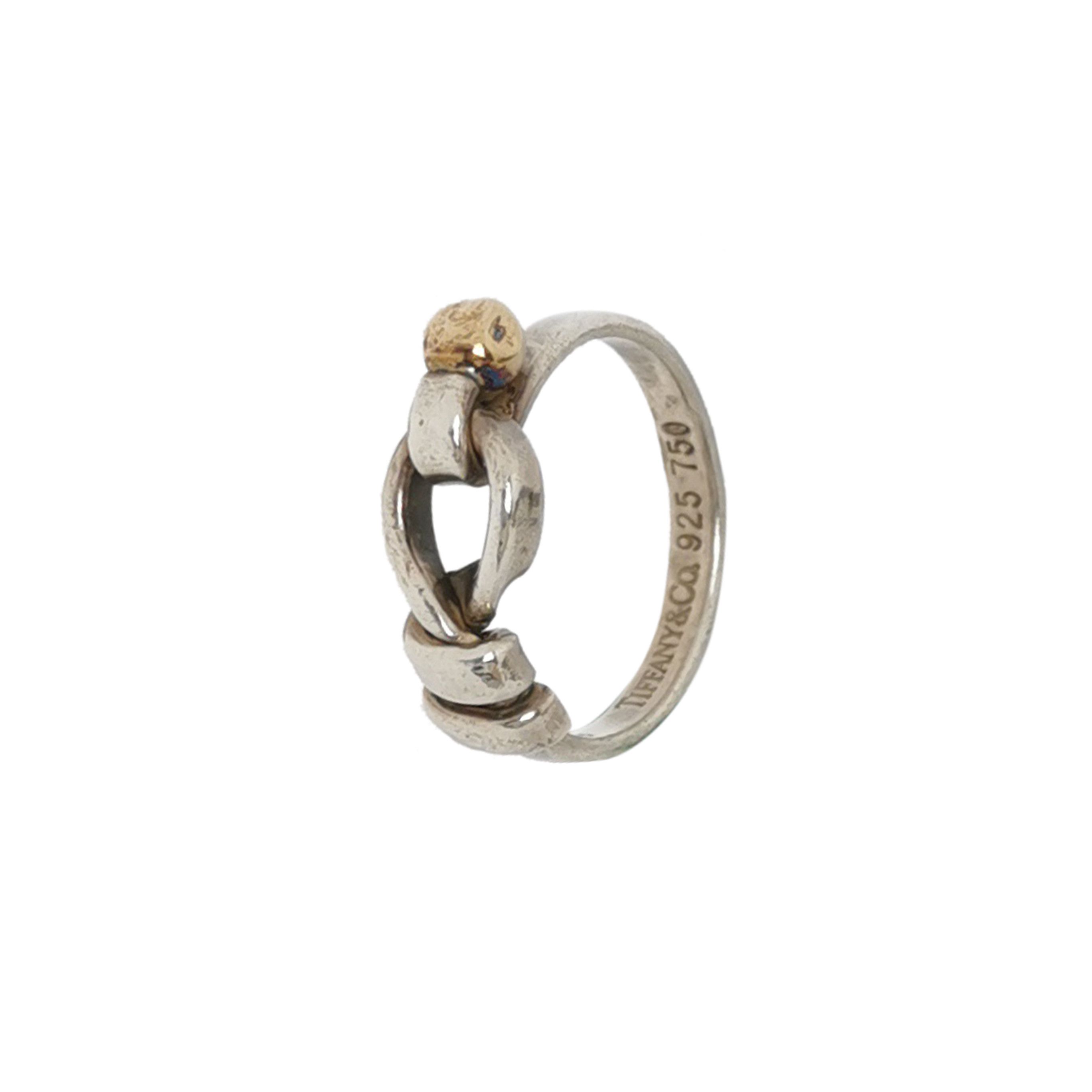 Tiffany & Co. Tiffany & Co. S925 Gold Ring Size 8 -z2505 Size ONE SIZE - 1 Thumbnail