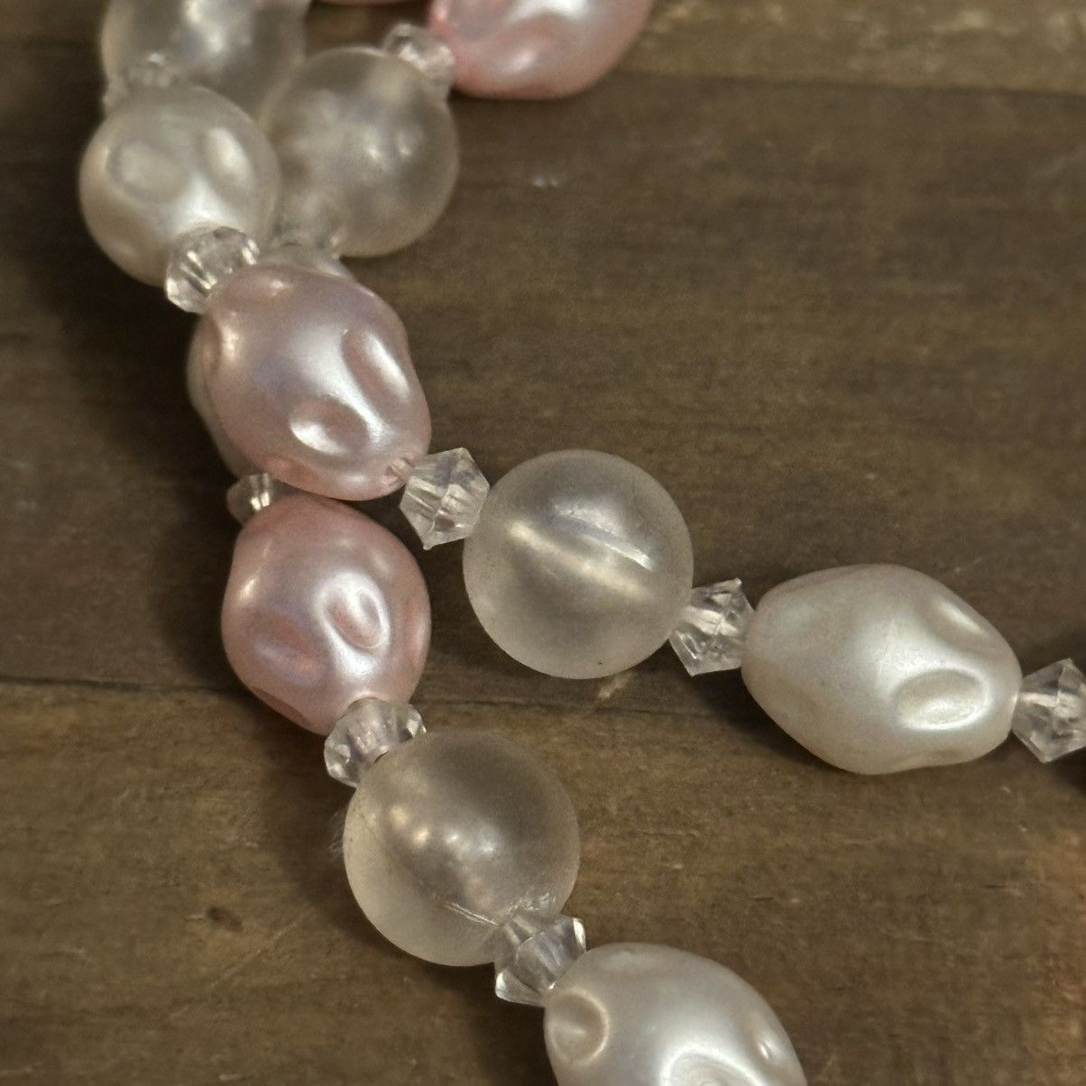 Vintage Vintage frosted pastel layered bead necklace Size ONE SIZE - 3 Thumbnail