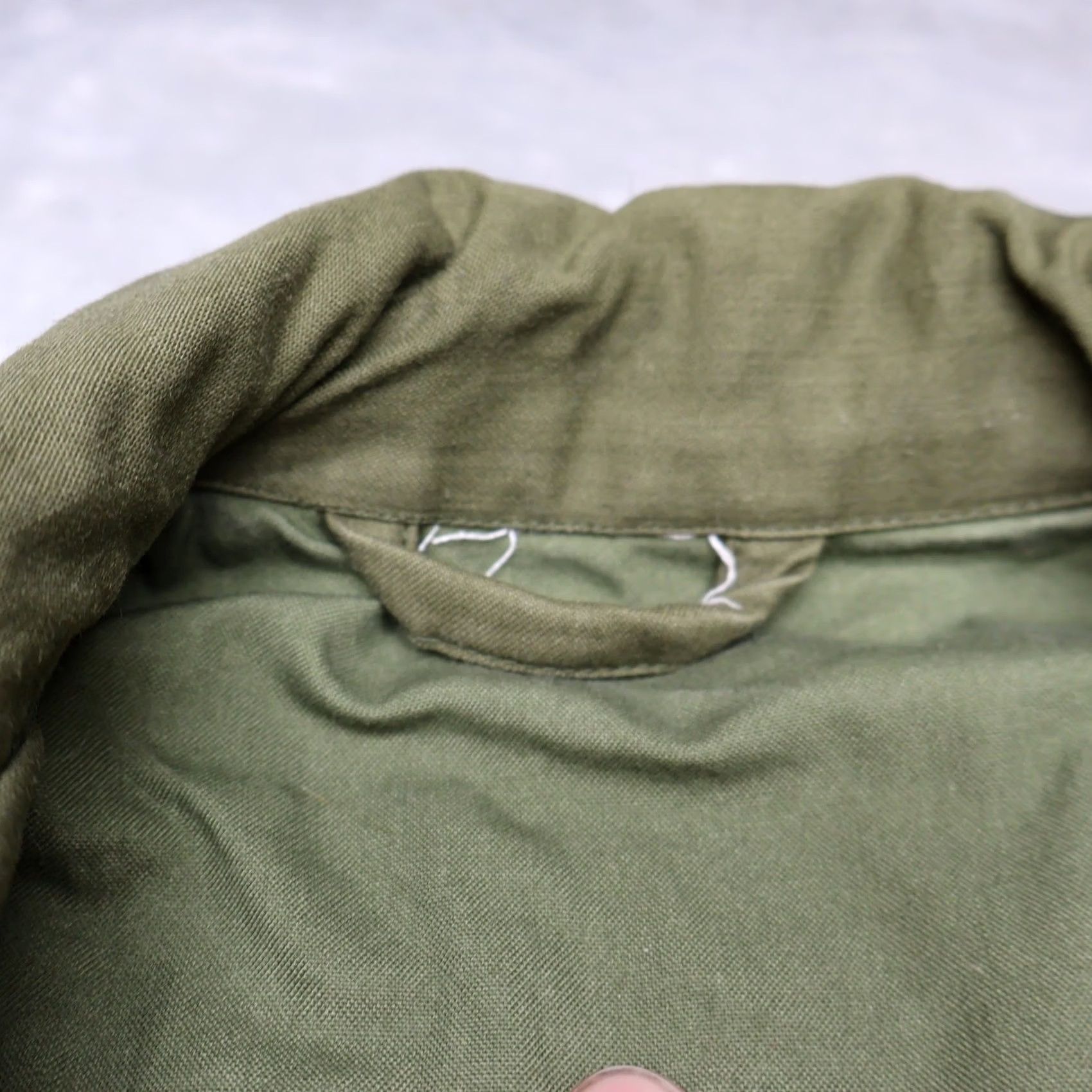 Vintage Military Jacket Canvas Green Mens Small Utility Rugged Work Size US S / EU 44-46 / 1 - 5 Thumbnail