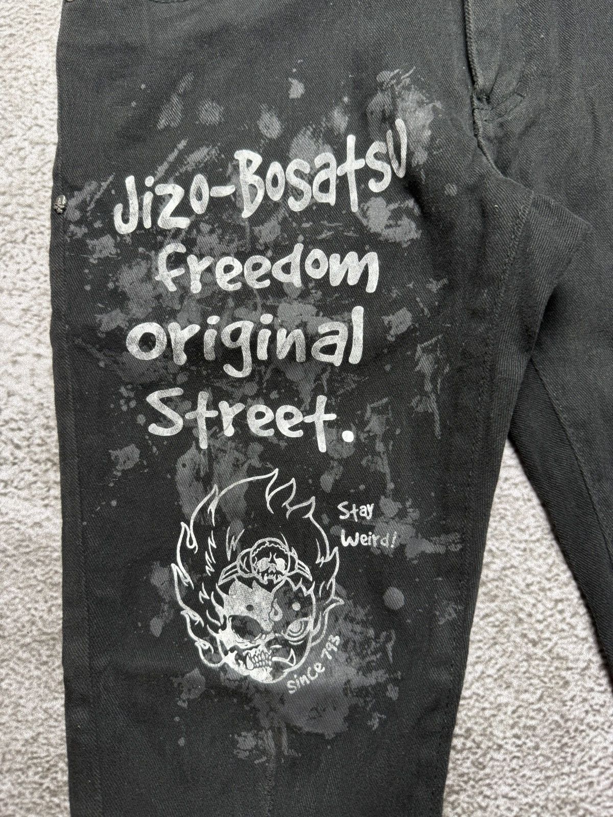Hysteric Glamour Skinny jeans black denim jizo-botatsu Size US 30 / EU 46 - 7 Thumbnail