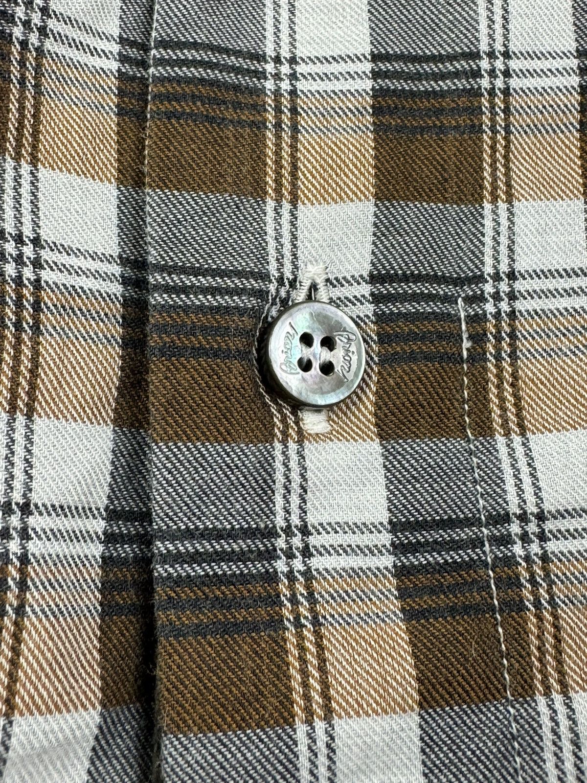 Brioni Brioni Check Buttons Shirt Size US XXL / EU 58 / 5 - 9 Thumbnail