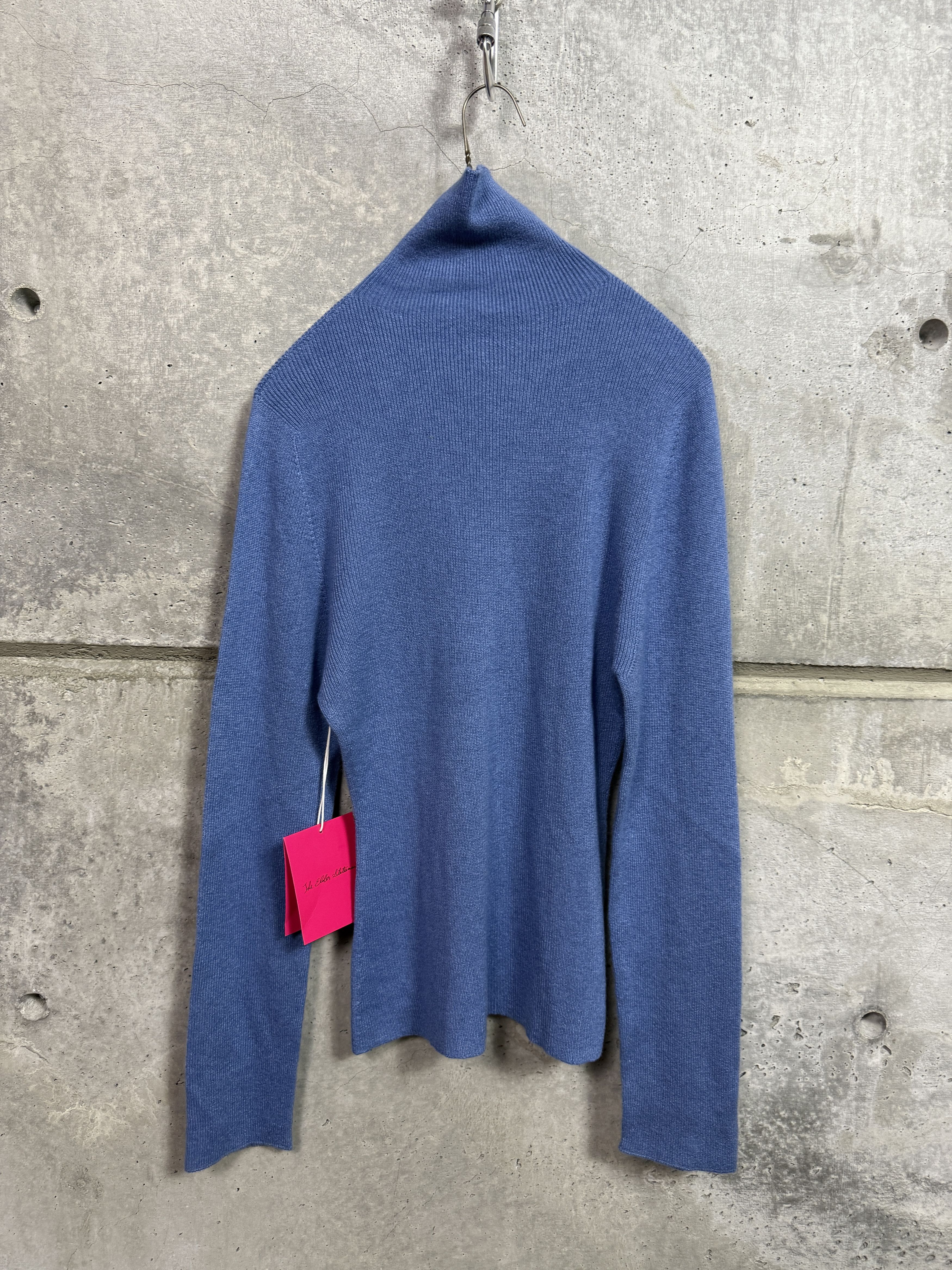 The Elder Statesman $650 The Elder Statesman Delicash Peacock Turtleneck Size S / US 4 / IT 40 - 5 Thumbnail