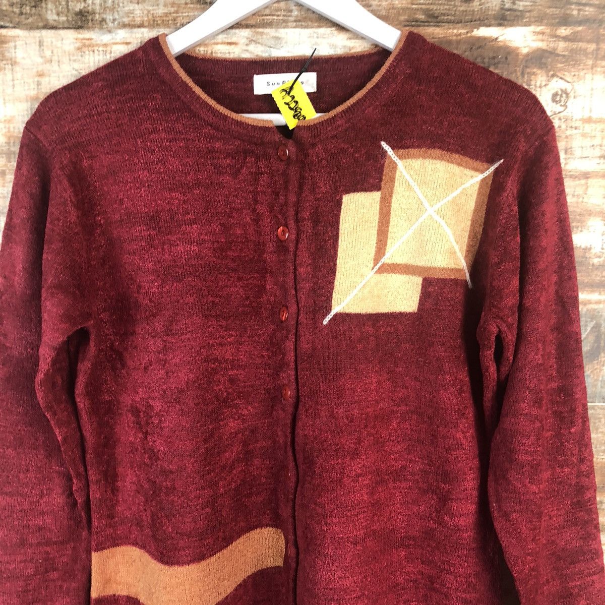 Homespun Knitwear Sun Giano Red vintage Knitwear #A2280 Size M / US 6-8 / IT 42-44 - 5 Thumbnail