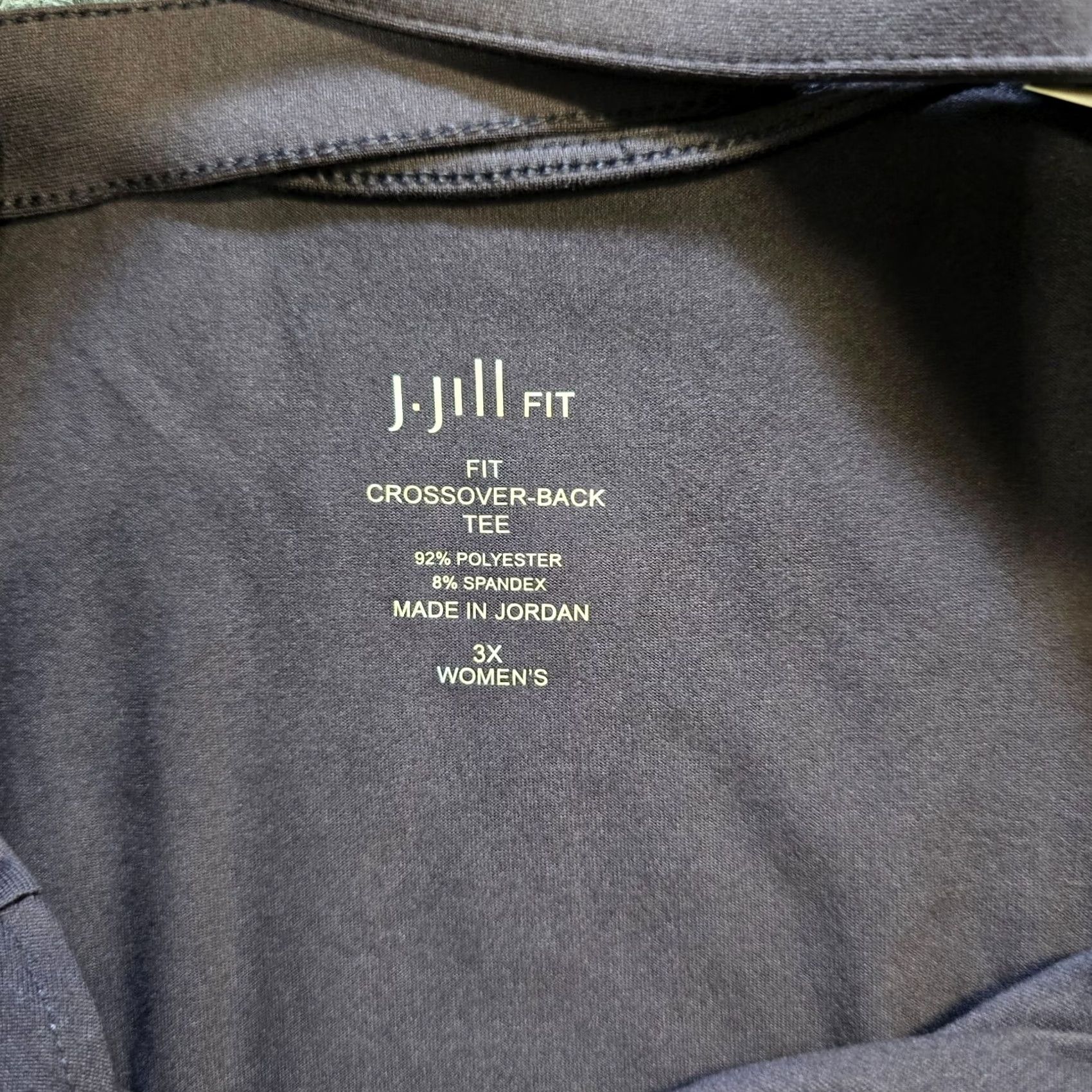 J. Jill J Jill Top Shirt Women 3X Pink 3/4 Sleeve Embroidered Casual Stretchy Basic Size XXL / US 16-18 / IT 52-54 - 5 Thumbnail