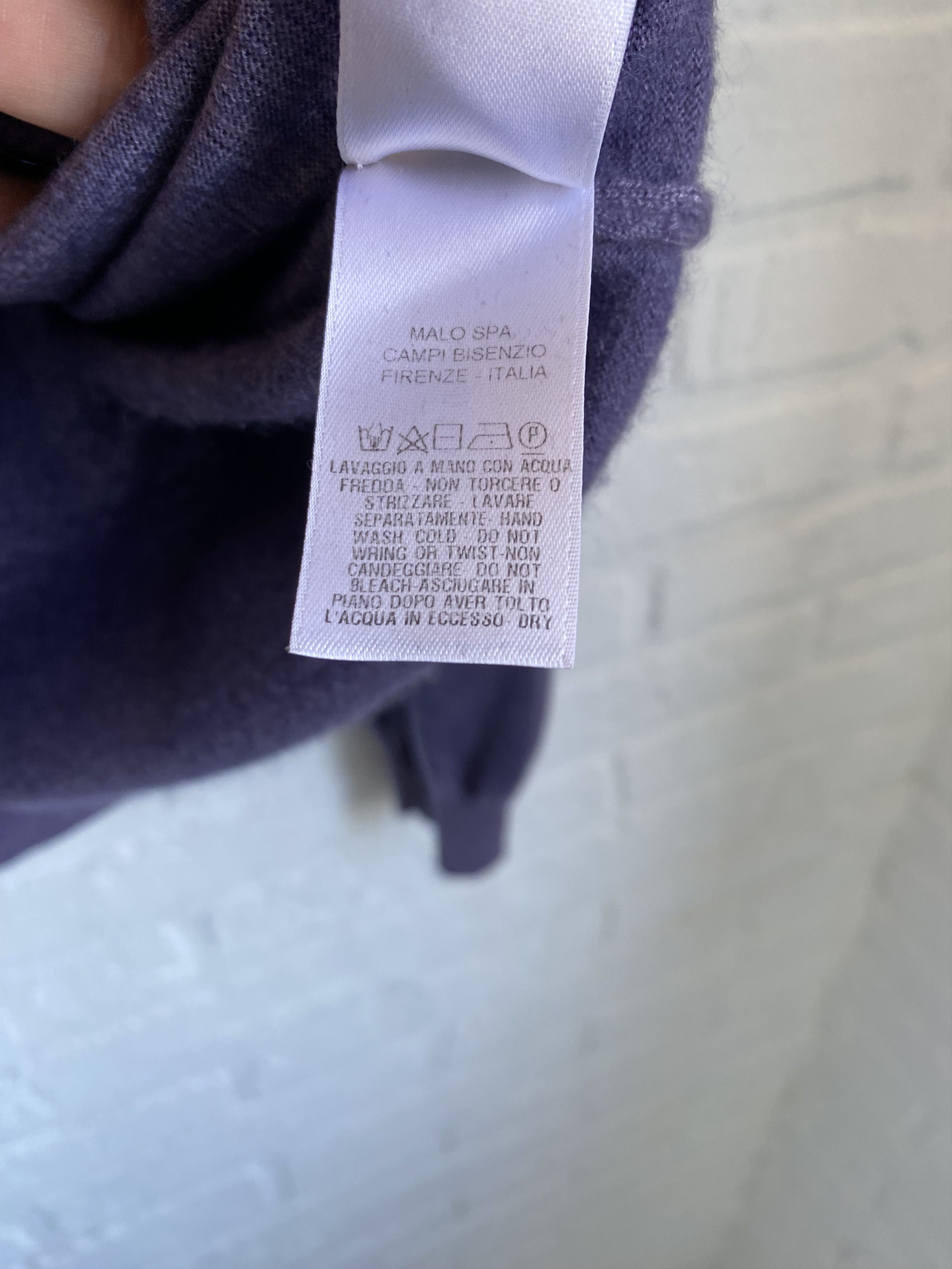 Malo Malo cashmere violet sweater Size US XL / EU 56 / 4 - 5 Thumbnail