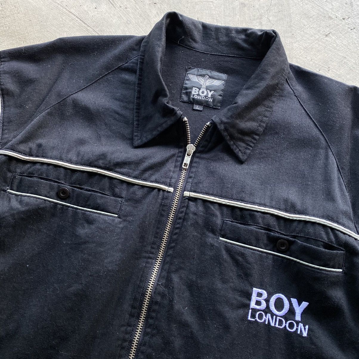 BOY LONDON Retro Zipper Collar Shirt