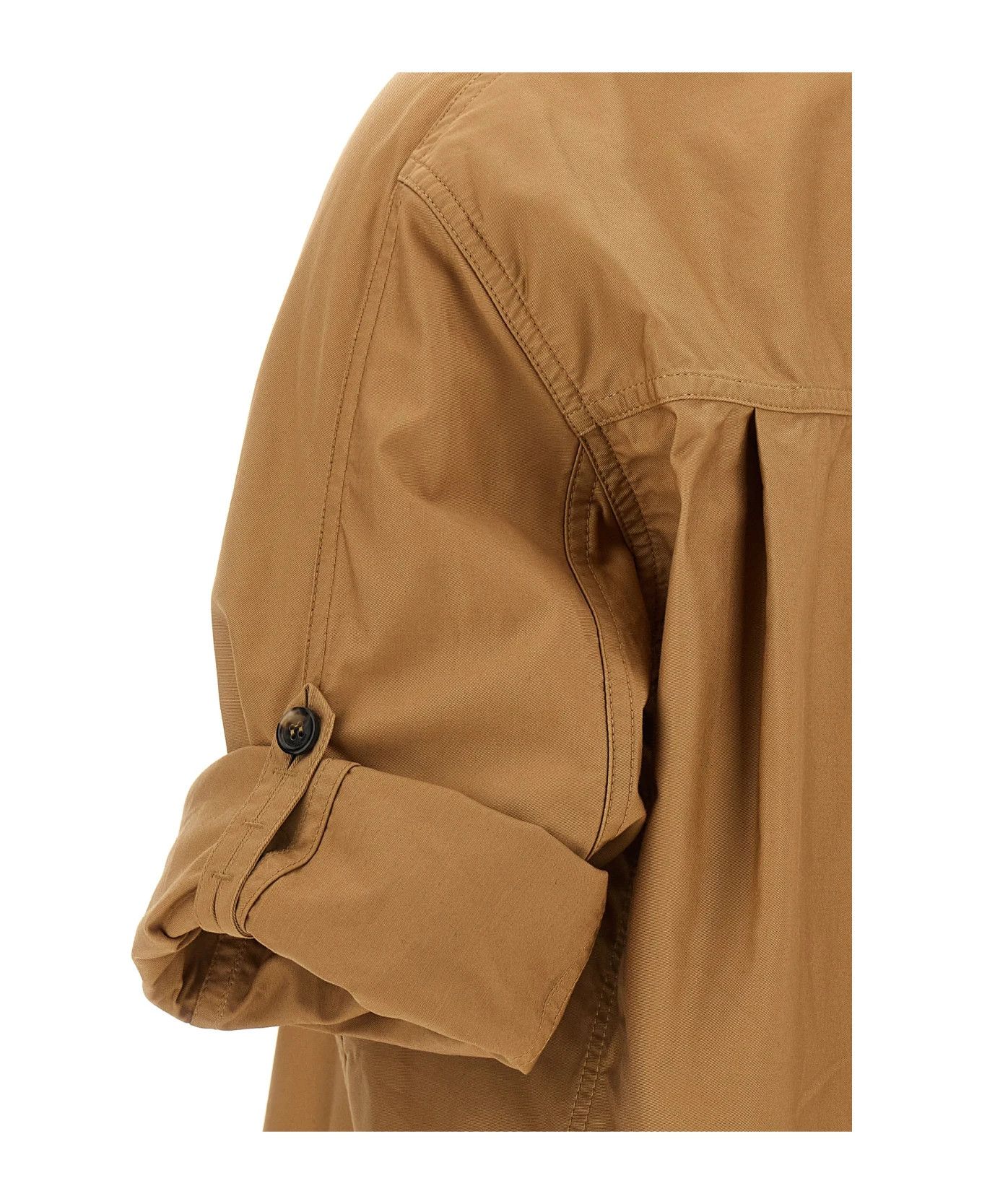 Saint Laurent Paris o1y0126 Blouse in Camel Size M / US 6-8 / IT 42-44 - 5 Thumbnail