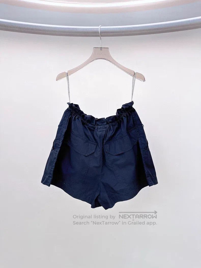 Hermes Hermes Black ruffled shorts Size 24" / US 00 / IT 34 - 2 Thumbnail