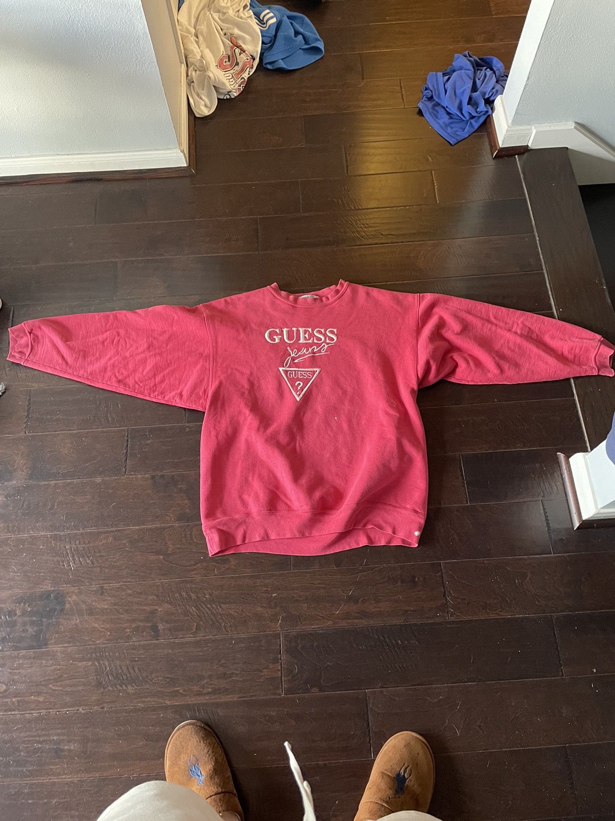 Guess Vintage Guess Crewneck Size US L / EU 52-54 / 3 - 1 Thumbnail