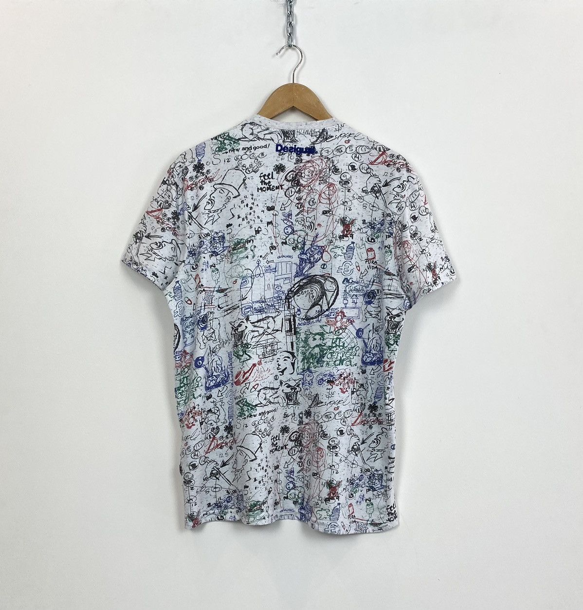 Desigual Desigual White Short Sleeve T-Shirt Men’s Size 2XL Top Size US XXL / EU 58 / 5 - 4 Thumbnail