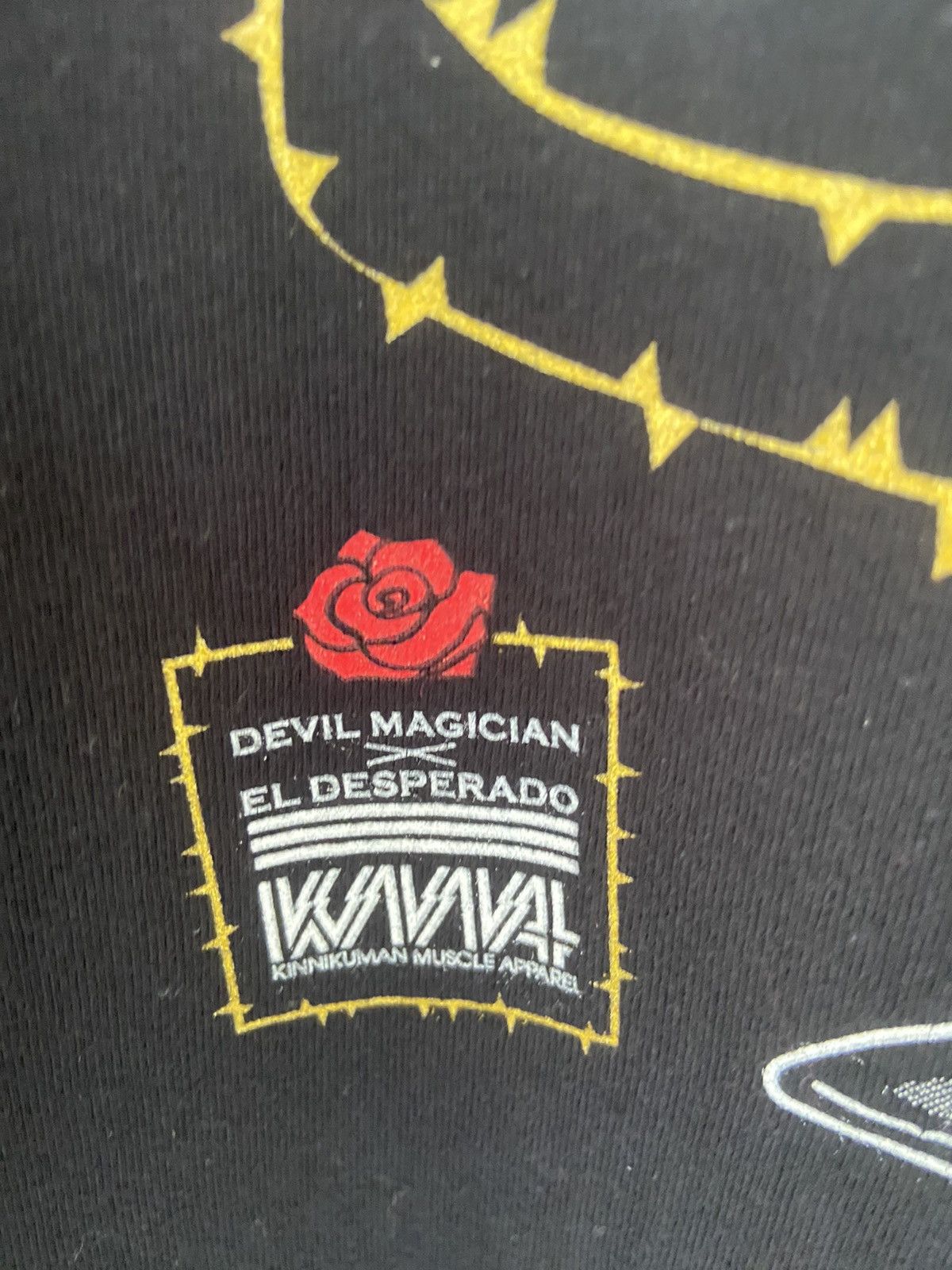 Japanese Brand Japan wrestling t shirt Devil Magician X El Desperado Size US M / EU 48-50 / 2 - 5 Thumbnail