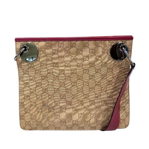 Gucci Gucci GG Canvas Shoulder Bag Textile Shoulder Bag 120841 Duty Free For Usa in Brown, Women's