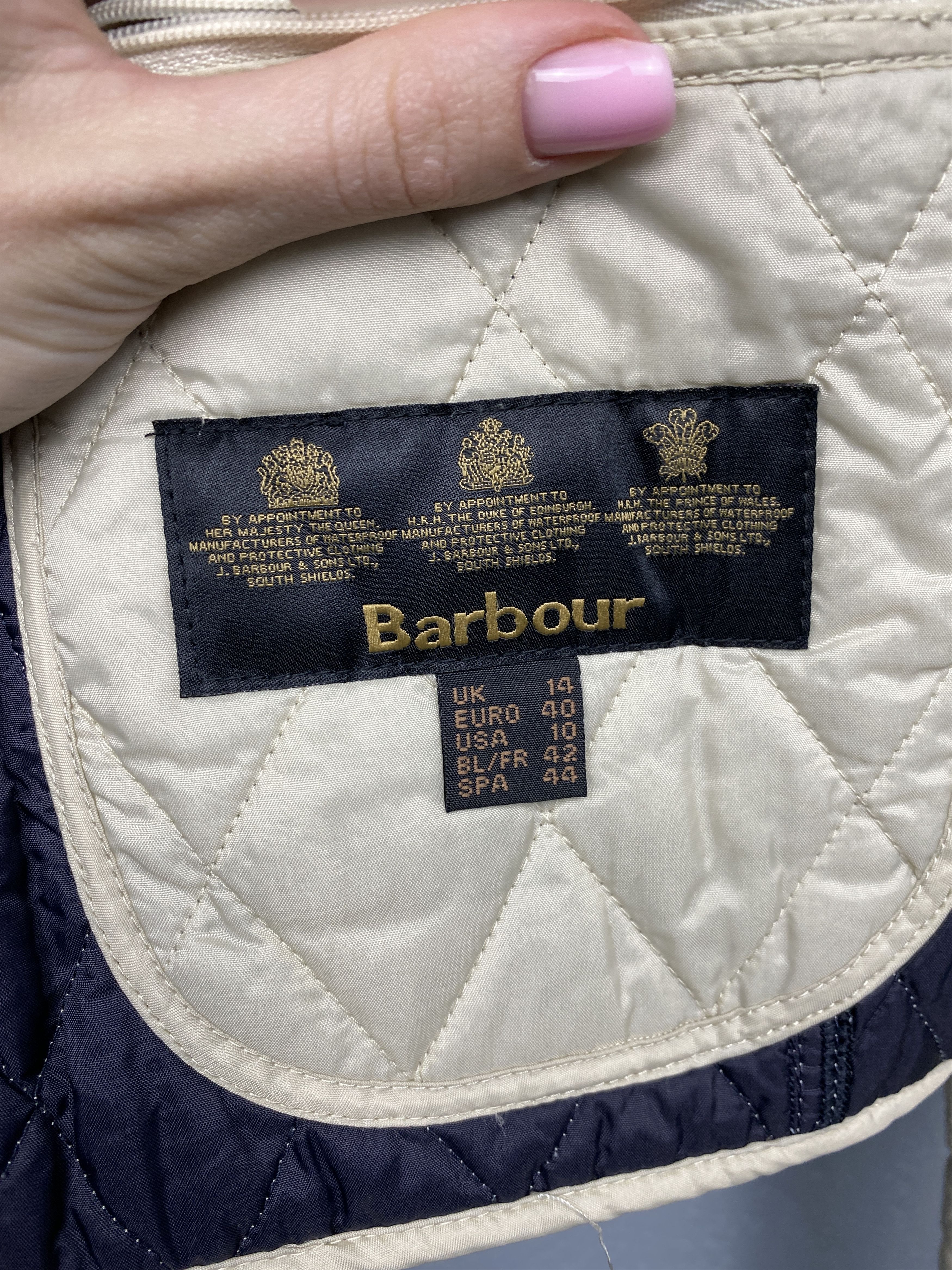 Barbour Barbour Vintage Womens Summer Liddesdale Quilted Jacket Size L / US 10 / IT 46 - 5 Thumbnail
