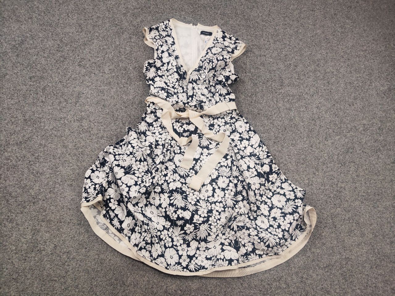 Max Mara MAX&CO Max Mara floral print midi A-Line Dress Sleeveless Size M / US 6-8 / IT 42-44 - 3 Thumbnail