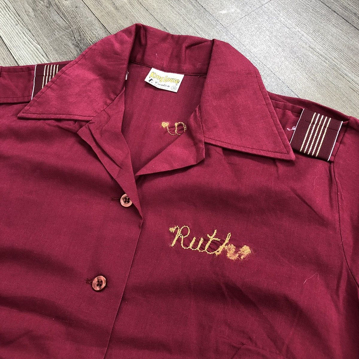 Vintage Vintage 70s King Louie Rutch Wilson Abstract Bowling Shirt Size US M / EU 48-50 / 2 - 4 Thumbnail