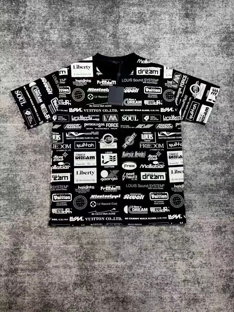 Louis Vuitton Louis Vuitton Black Martin Luther billboard short sleeve 25 Size US XL / EU 56 / 4 - 1 Thumbnail