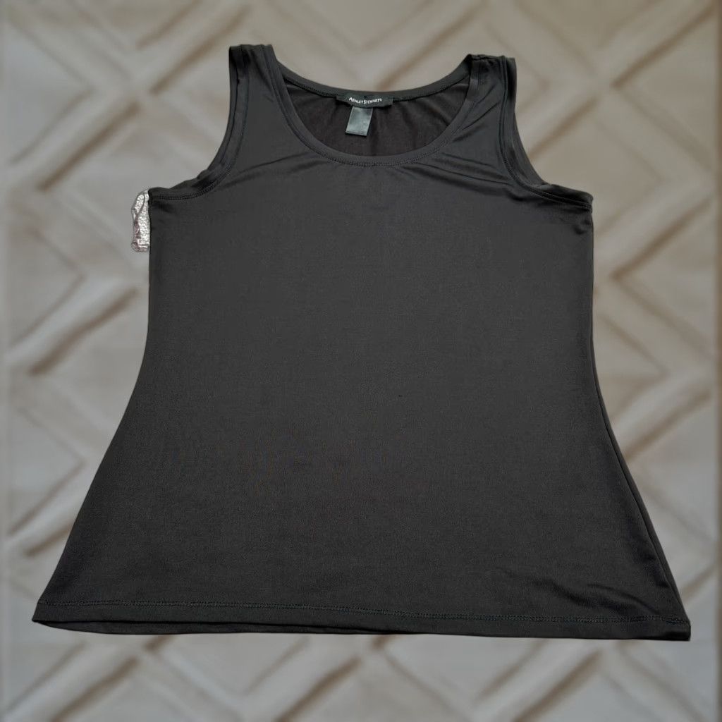 Vintage **Ashley Stewart Black Tank Top Women Plus Size 14/16 Stretch** User: **Ashley Stewart Women Plus Size 14/16 Black Stretch Tank Top** Size XL / US 12-14 / IT 48-50 - 1 Thumbnail