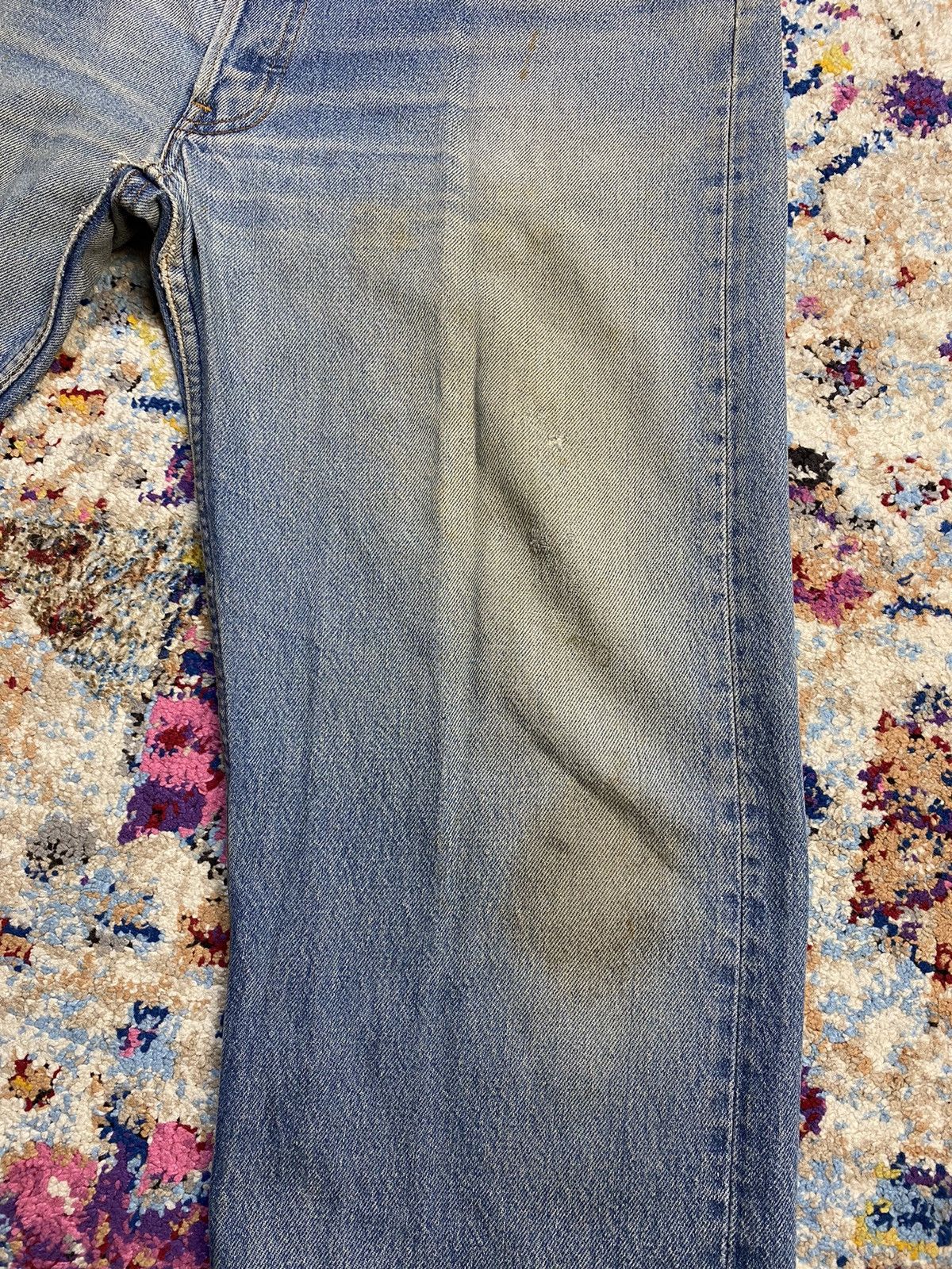 Levi's × Vintage 80's Levis 501 Distressed Relaxed Blue Denim Jeans 38x32 Size US 38 / EU 54 - 12 Thumbnail