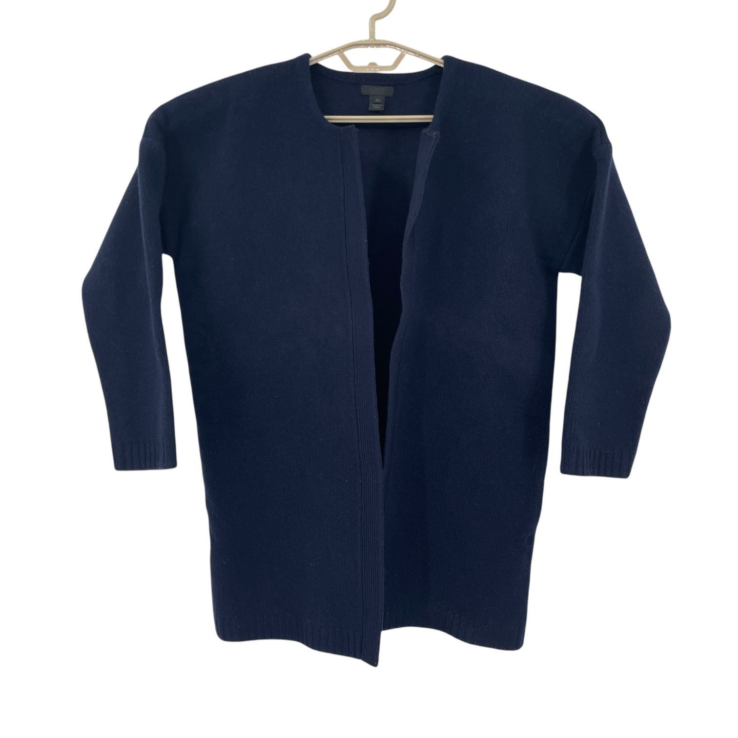 J.Crew J Crew Sweater Coat Lined Lambswool Pockets Oversized XS/S/M Size XS / US 0-2 / IT 36-38 - 5 Thumbnail