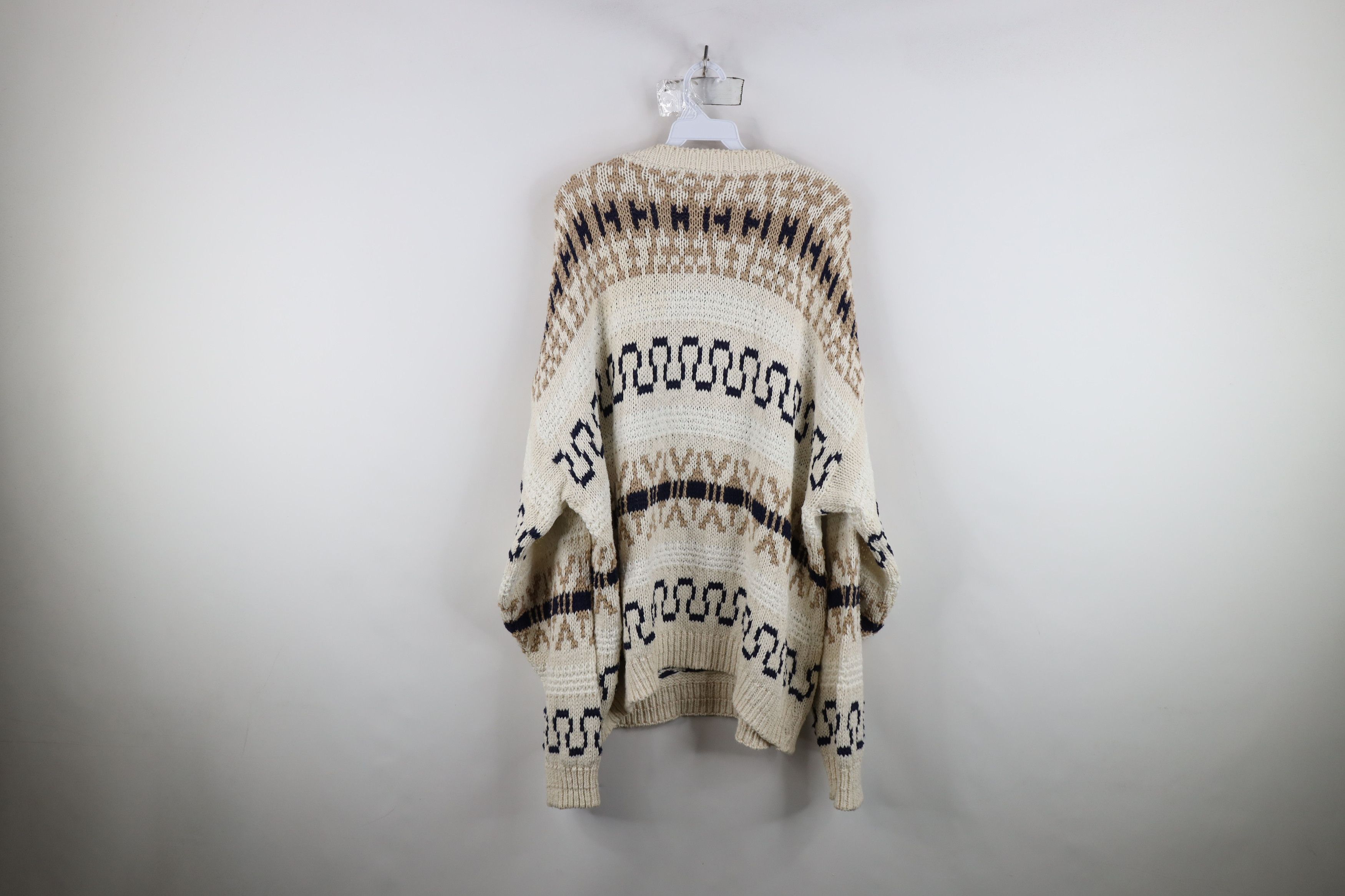 Vintage Vintage 90s Streetwear Chunky Knit Crewneck Sweater USA Size US XL / EU 56 / 4 - 8 Thumbnail