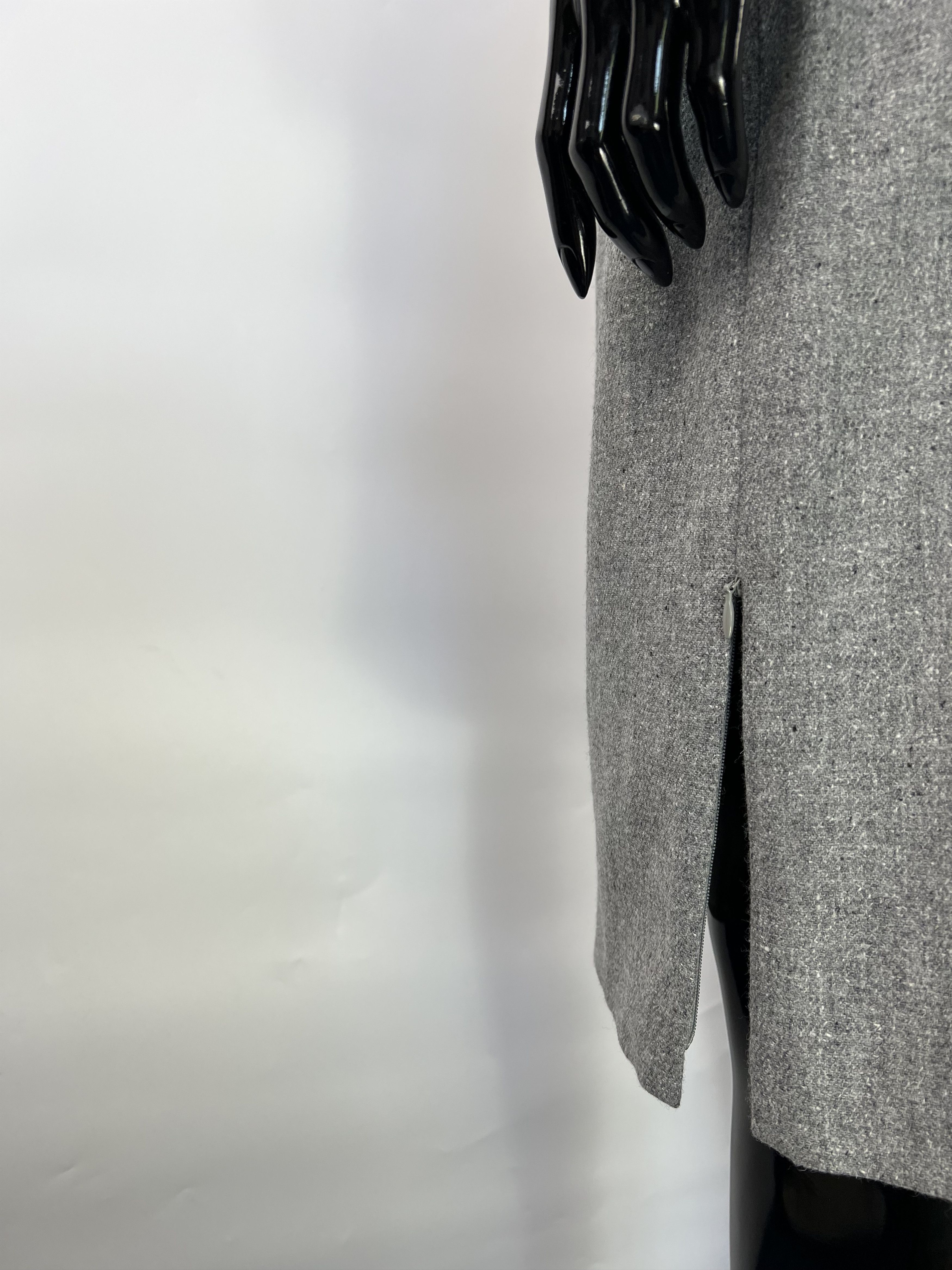 Marella Marella Vintage Gray Wool Suit Skirt Size IT44 US10 D38 GB12 Size M / US 6-8 / IT 42-44 - 16 Thumbnail