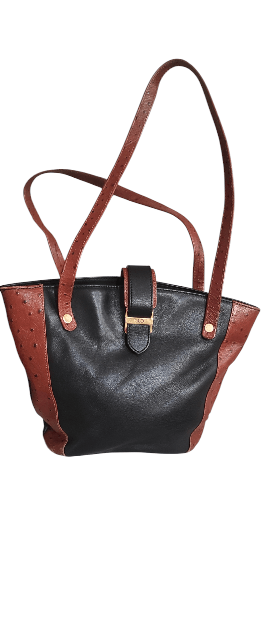 Leather × Vintage Pourchet Paris Leather Bag Genuine Leather Made in France Size ONE SIZE - 1 Thumbnail