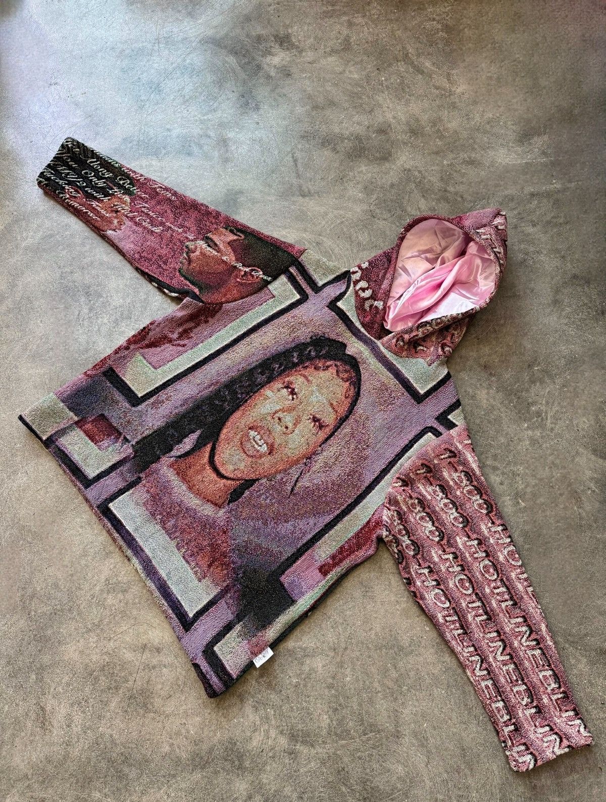 Handmade Drake Tapestry Hoodie Size US XXL / EU 58 / 5 - 1 Thumbnail