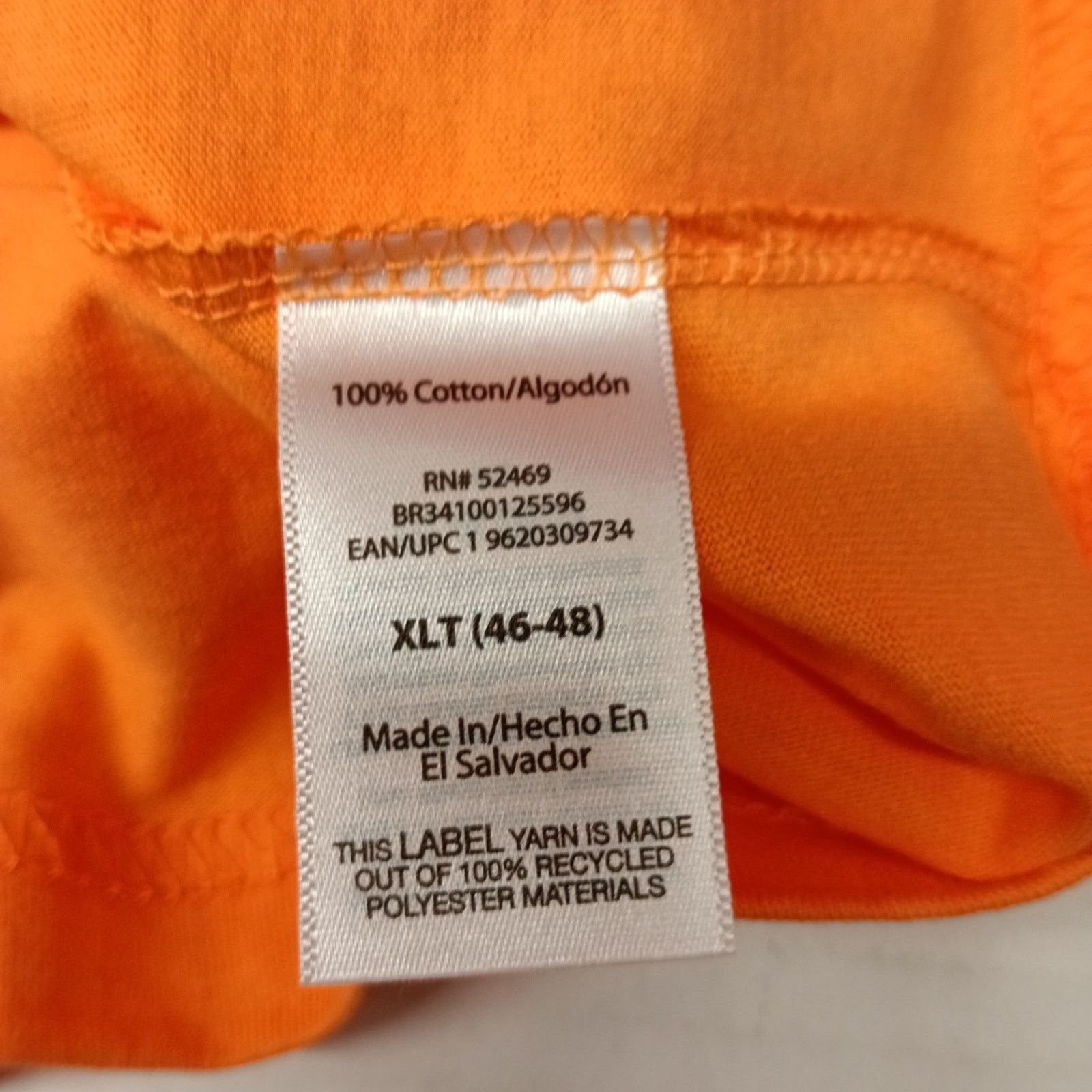 Other 2 Brahma Short Sleeve Work T-Shirt XLT 46-48 Orange Pocket Size US XL / EU 56 / 4 - 7 Thumbnail