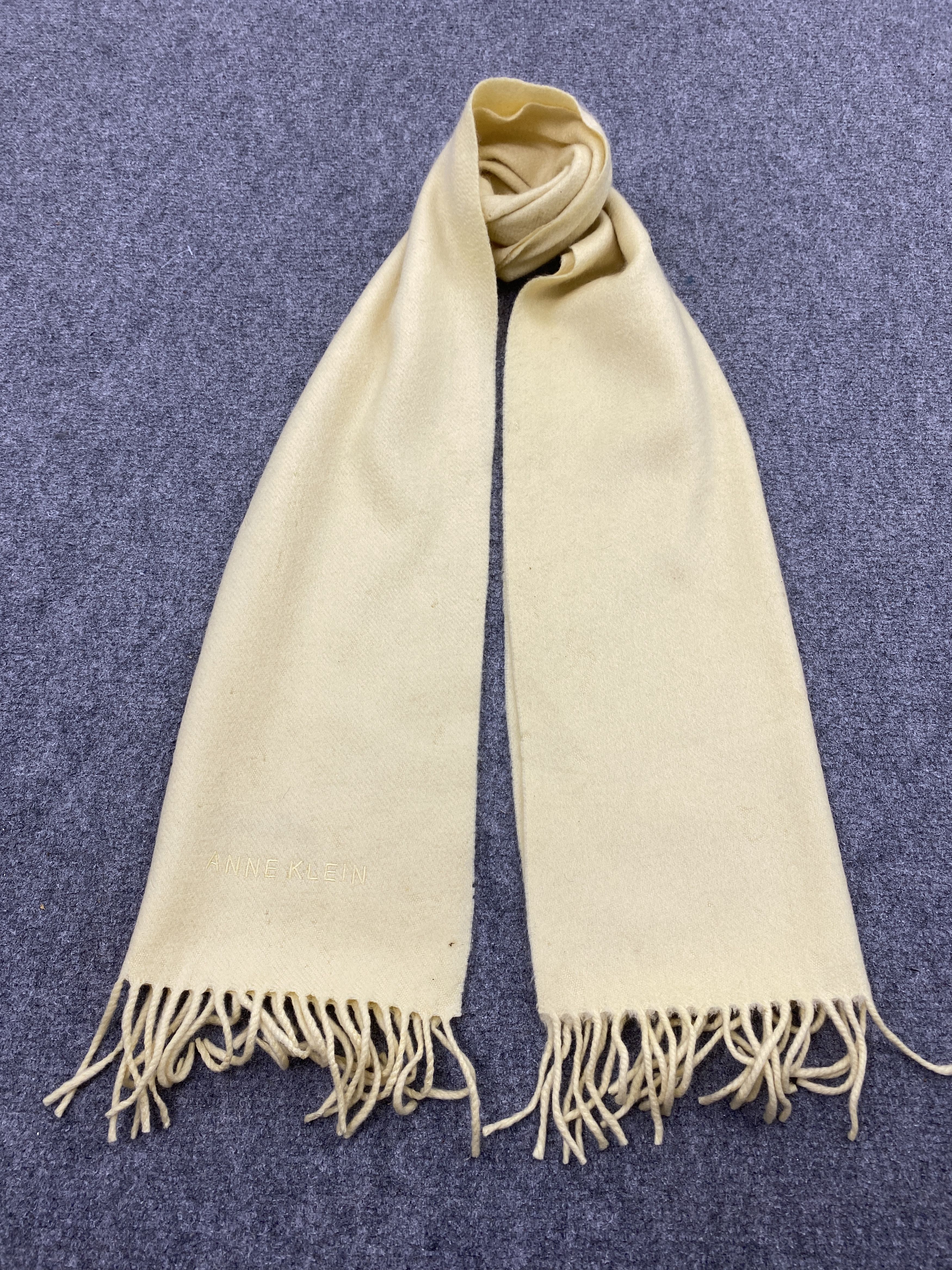 Other Vintage Anne Klein Scarf / Muffler / Neckwear - SC0007 Size ONE SIZE - 1 Thumbnail
