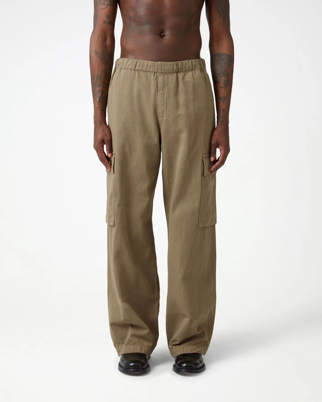 Daniel Simmons Lightweight cargo pants - moss green with tags Size US 29 - 2 Thumbnail