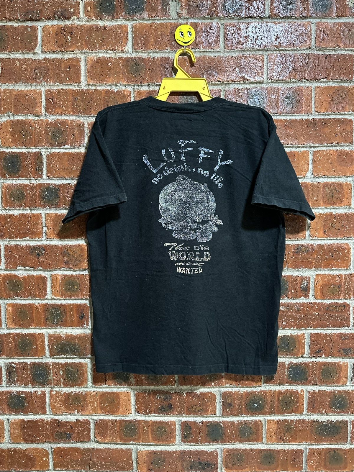 Anime × One Piece × Vintage Vintage One Peace Luffy The Die World Wanted Faded Tee Size US L / EU 52-54 / 3 - 1 Thumbnail
