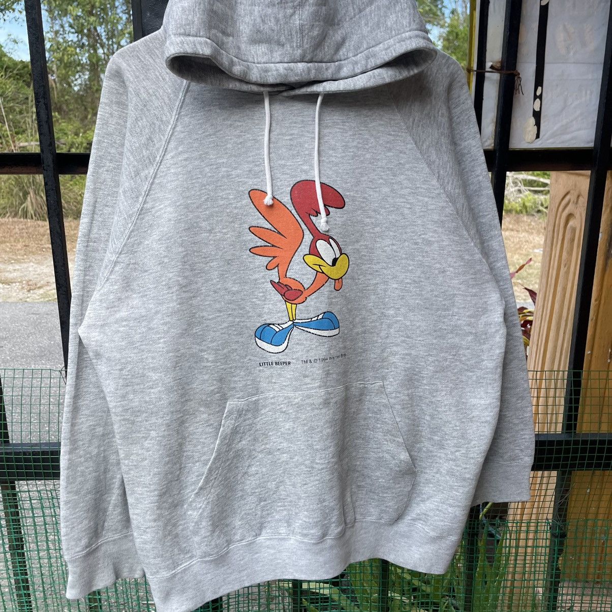 Warner Bros 🔥Vintage 1994 Warner Bros Tiny Toon Beeper Pullover Hoodie Size US M / EU 48-50 / 2 - 5 Thumbnail