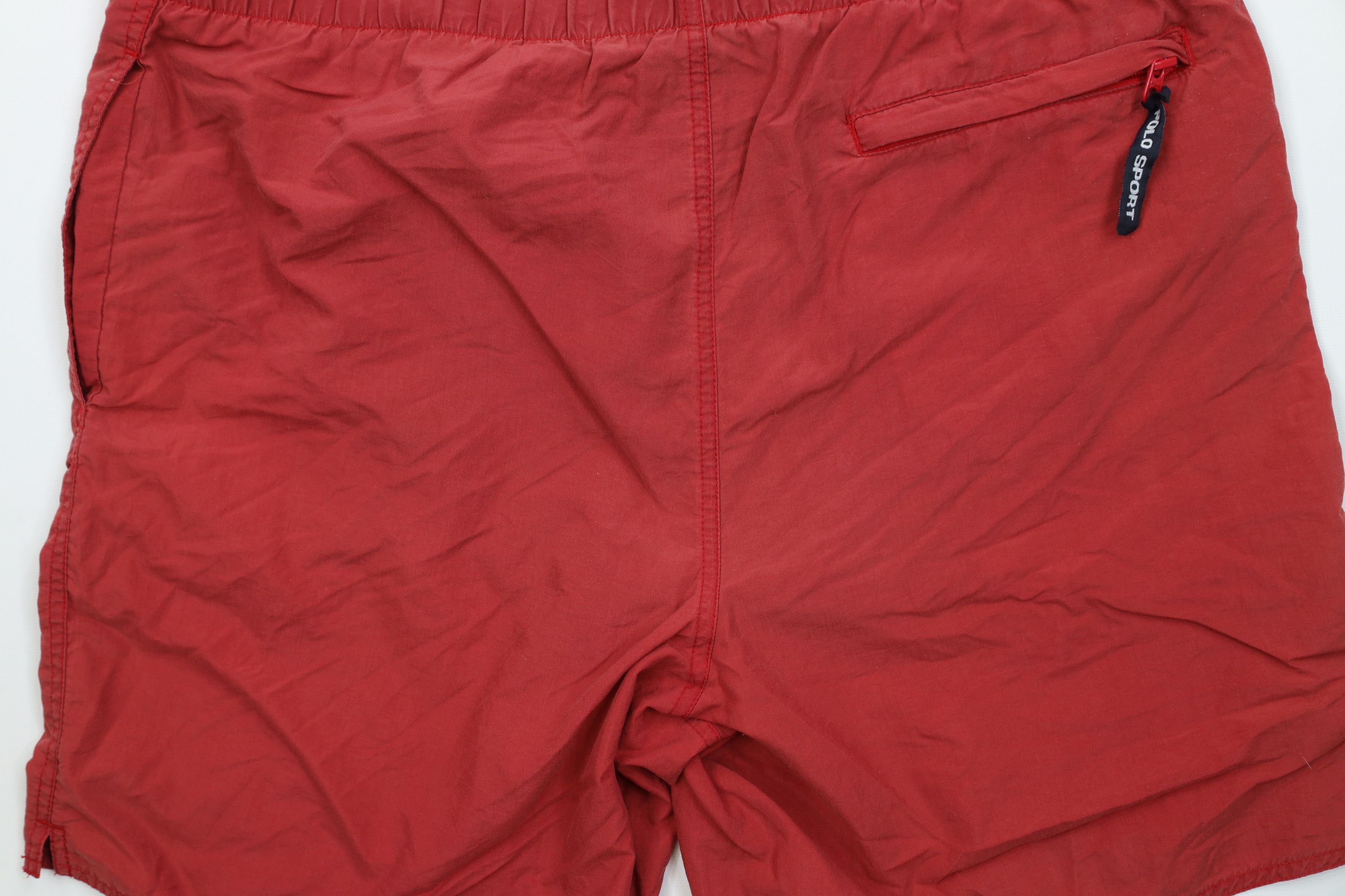 Polo Ralph Lauren AS IS Vintage 90s Polo Sport Ralph Lauren Spell Lined Shorts Size US 34 / EU 50 - 11 Thumbnail
