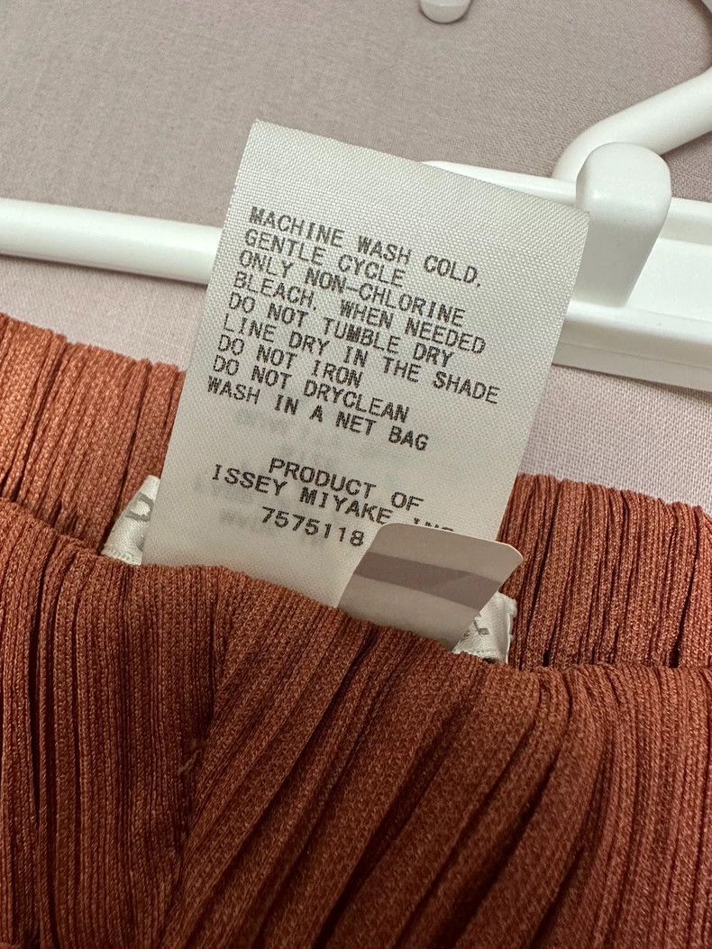 Issey Miyake issey miyake size:2 Caramel-colored wide-leg pants 2505-Ne Size 42" / US 20 - 3 Thumbnail