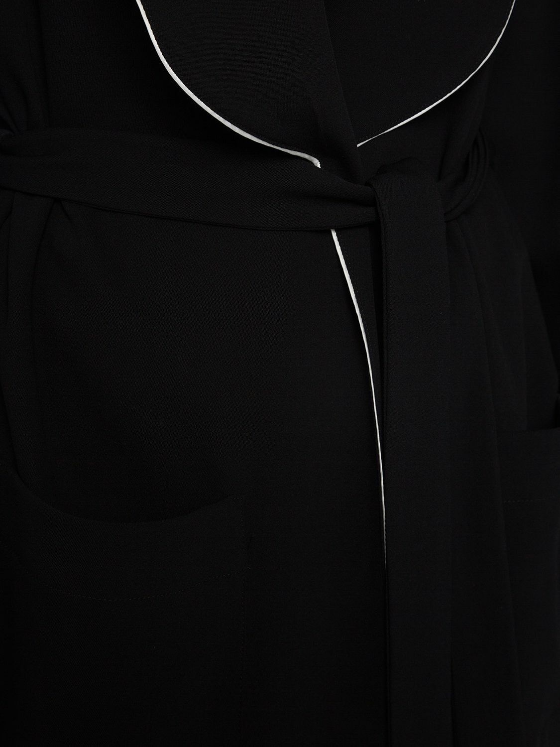 Dolce & Gabbana o1y0825 Trench Coat in Black Size S / US 4 / IT 40 - 3 Thumbnail