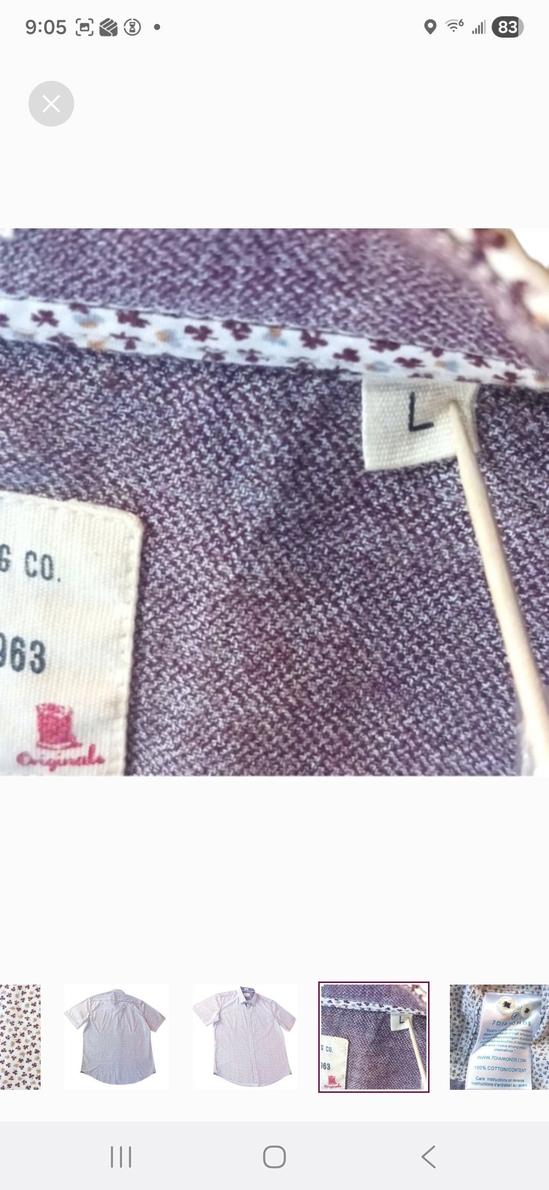 7Diamonds 7 Diamonds Shirt-Casual Size US L / EU 52-54 / 3 - 6 Thumbnail