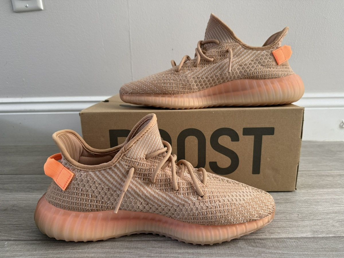 Adidas 2019 Men's ADIDAS Yeezy Boost 350 V2 EG7490 Clay Sz 12 Used Size US 12 / EU 45 - 2 Thumbnail
