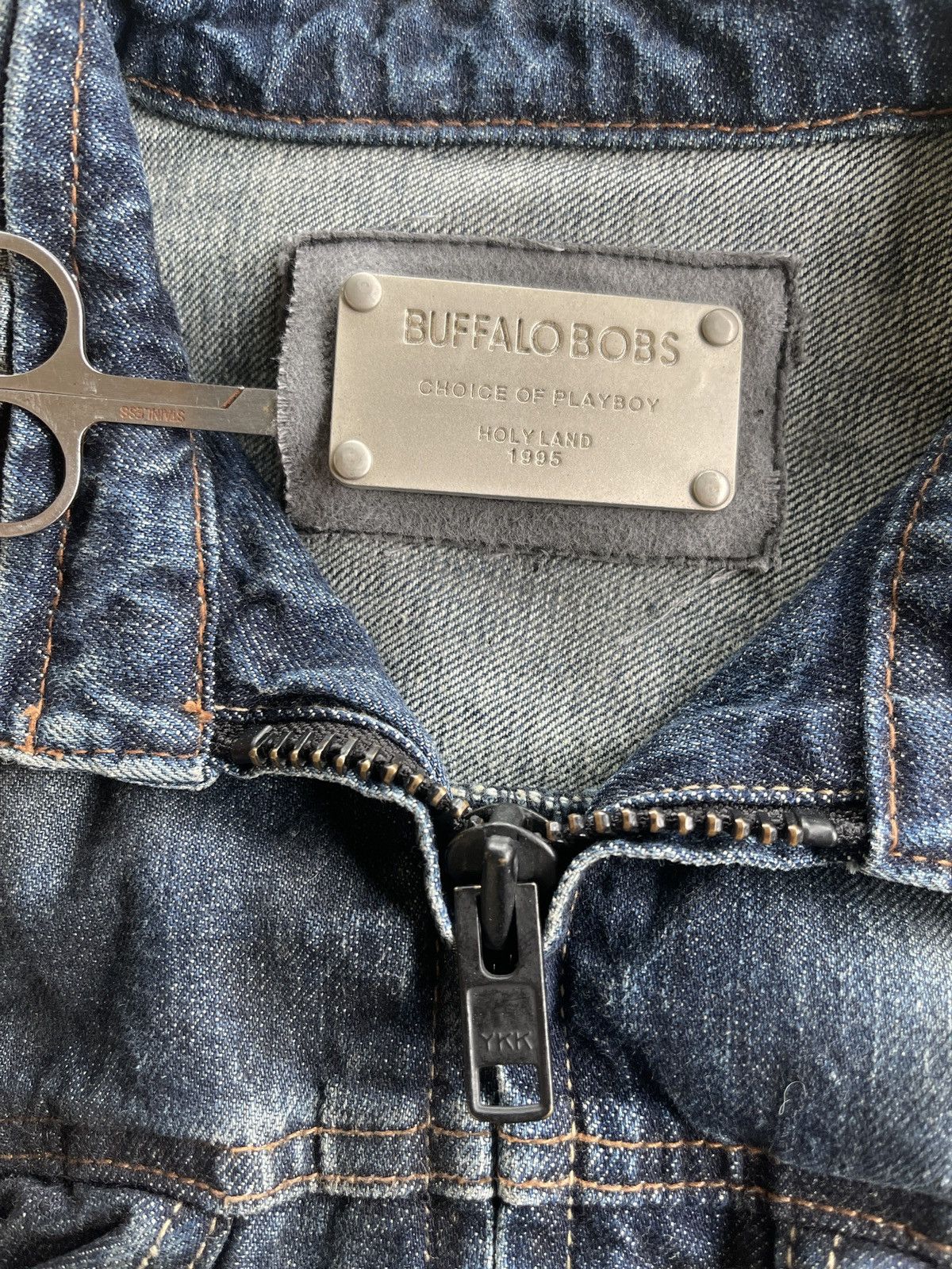 BUFFALO BOBS Buffalo Bobs Dirty Waxed Denim Jacket Size S / US 4 / IT 40 - 9 Thumbnail